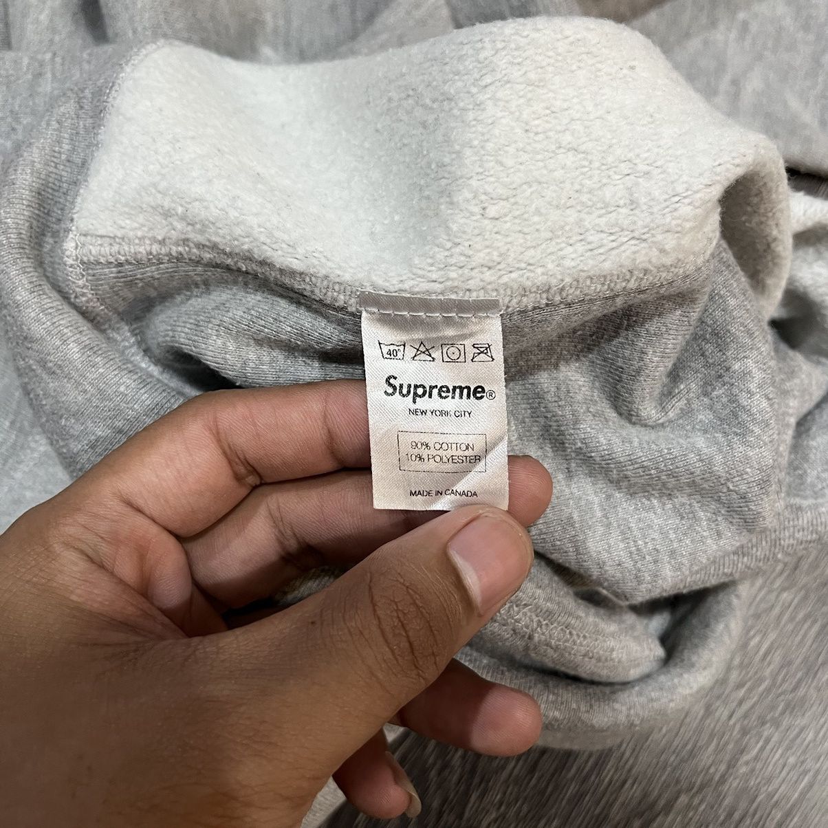 Kaws × Supreme SS11 SUPREME KAWS Chalk Box Logo Hoodie Grey Size US XL / EU 56 / 4 - 9 Thumbnail