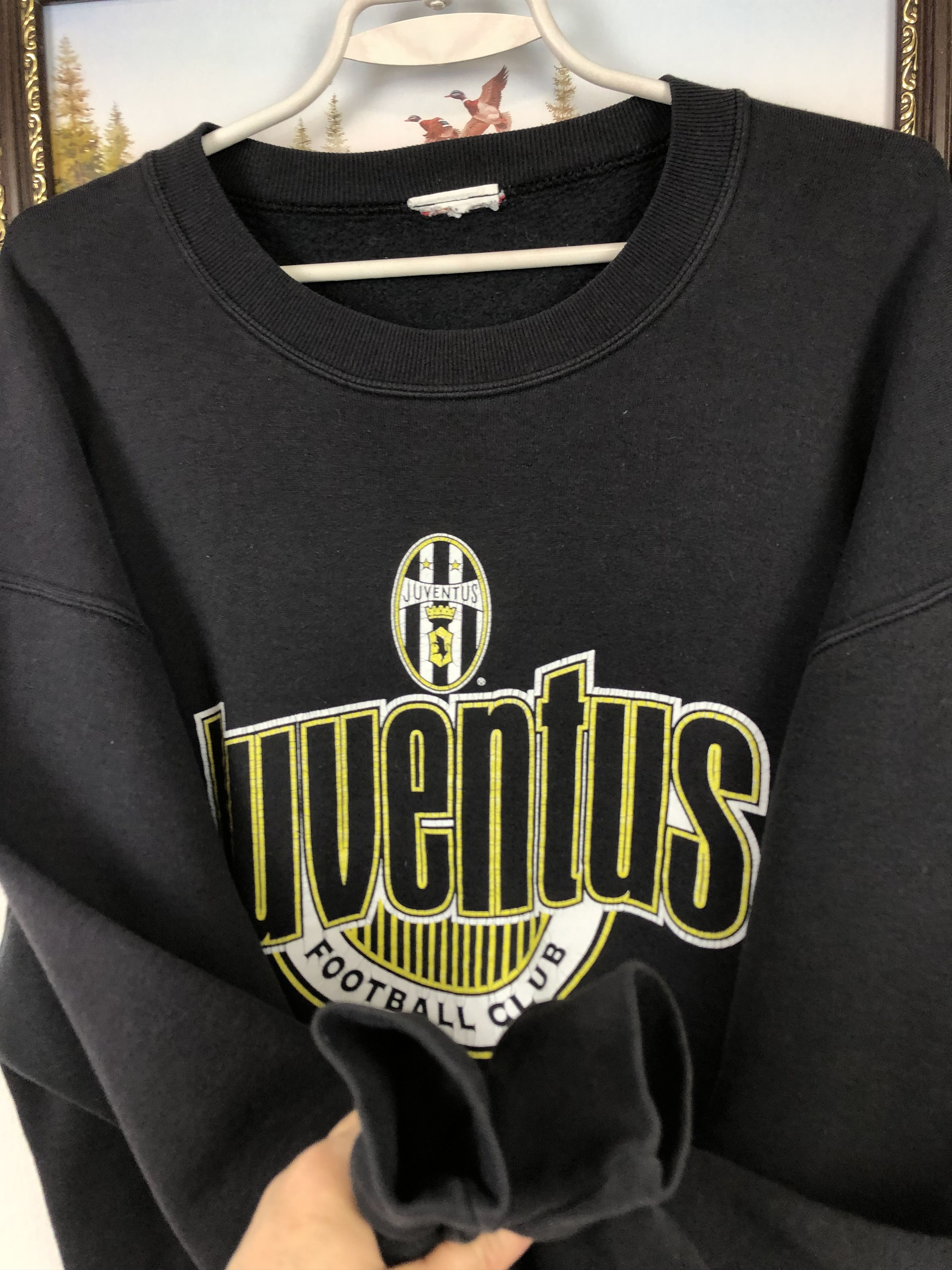 Vintage Vintage Juventus Football Sweatshirt Soccer Crewneck Rare Size US L / EU 52-54 / 3 - 7 Thumbnail