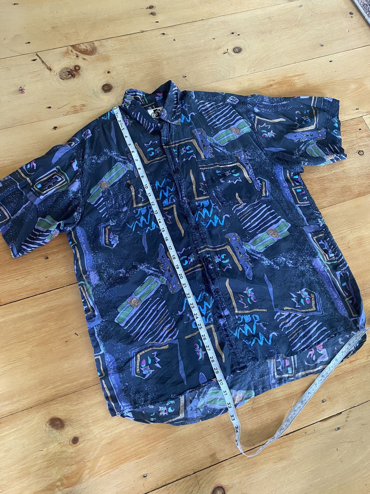 Vintage 1990s silk button up shirt L/Xl Size US L / EU 52-54 / 3 - 6 Thumbnail