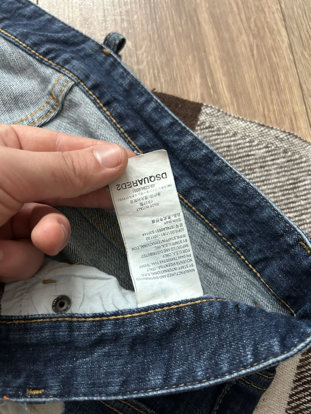Dsquared2 Dsquared2 painted distressed drip y2l jeans mens 🥷🥷🥷 Size US 30 / EU 46 - 6 Thumbnail