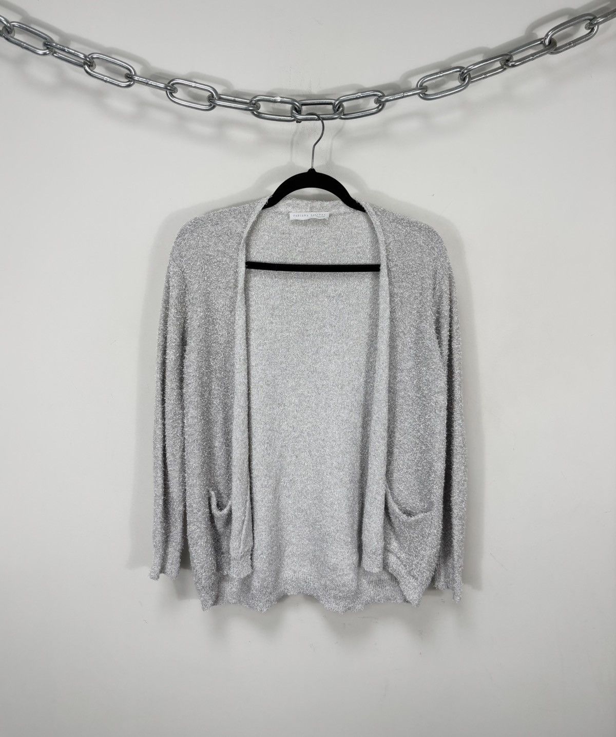 Fabiana Filippi Women’s Grey Cashmere Blend Open Cardigan