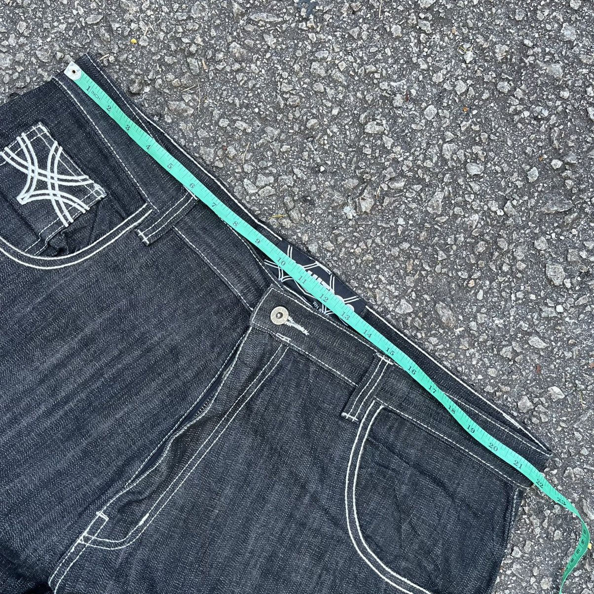JNCO VINTAGE Y2K BLACK JEANS EVOLUTION LOOSE FIT BAGGY DENIM Size US 42 / EU 58 - 6 Thumbnail