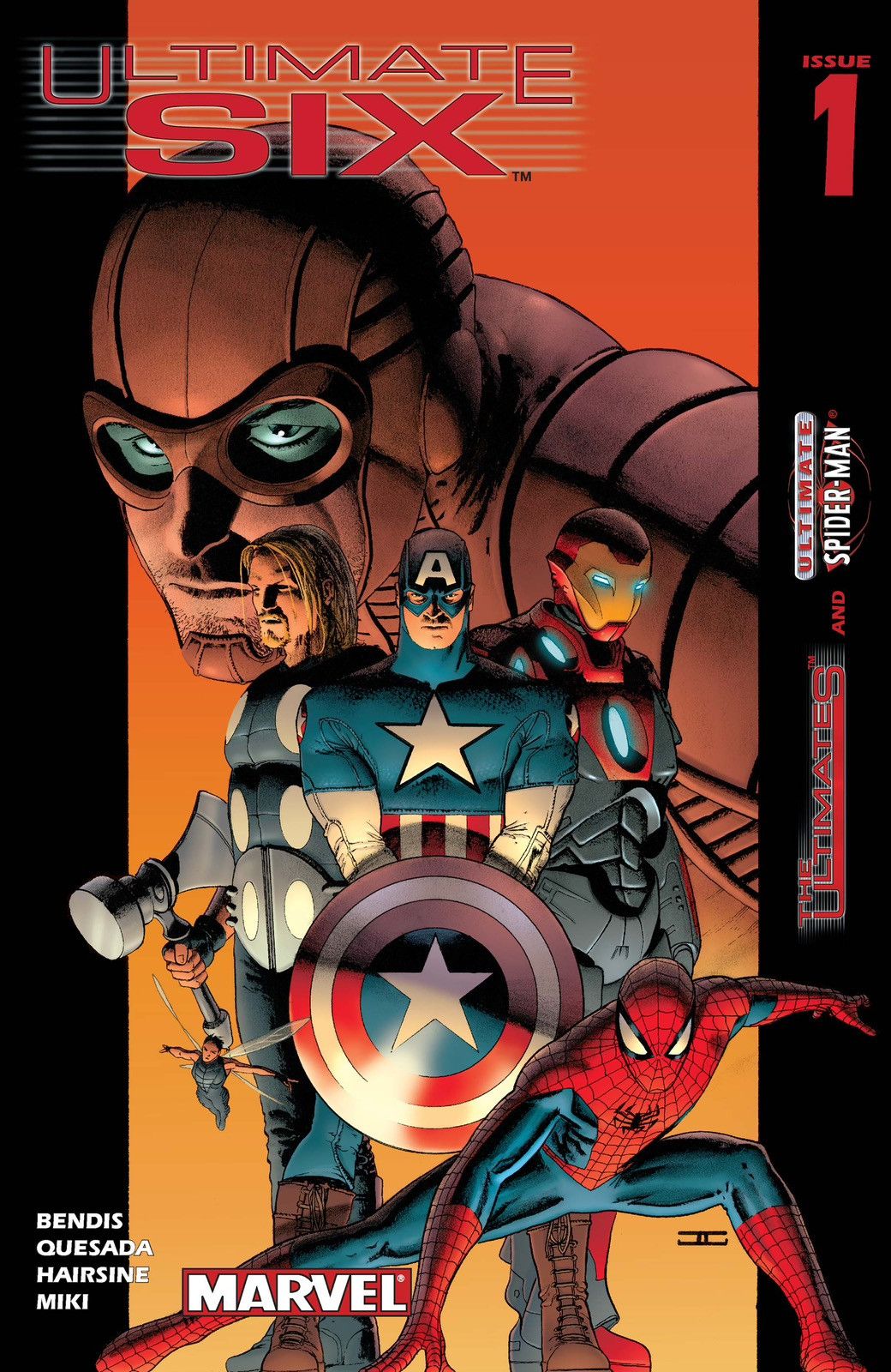 Mad Engine × Marvel Comics Marvel Ultimate Six ( 2003 ) issue #01 Size US L / EU 52-54 / 3 - 4 Thumbnail