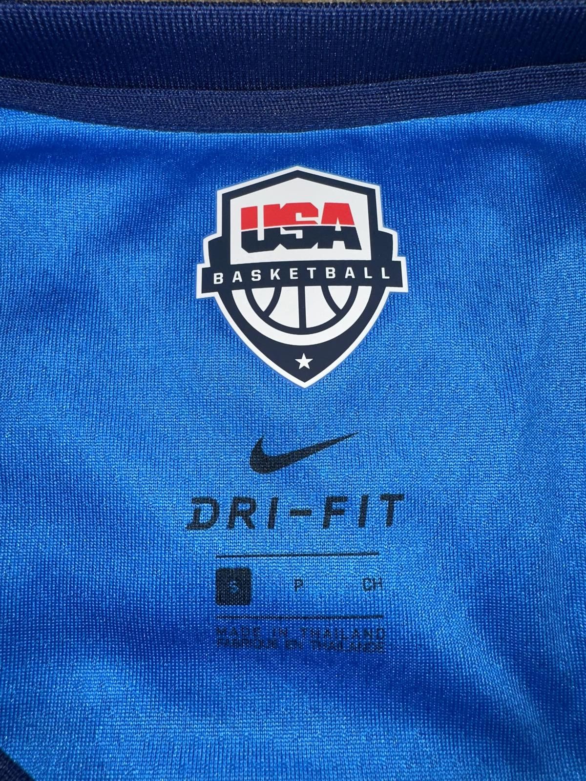 Nike Nike Men’s 2020 Team USA Limited Road Basketball Road Blue Jersey Size US S / EU 44-46 / 1 - 2 Thumbnail