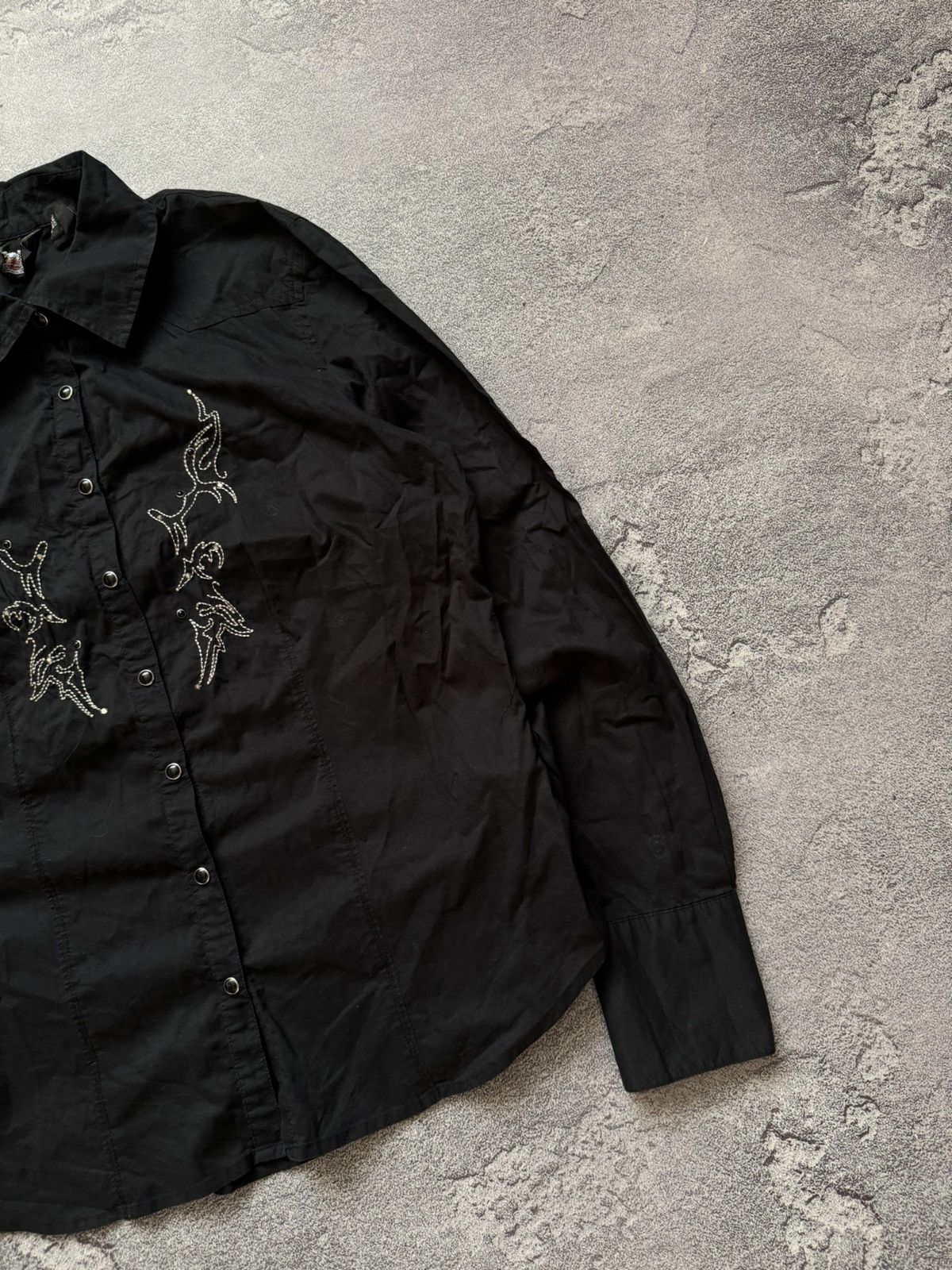 Harley Davidson × Vintage Harley Davidson S freedom big logo shirt button up blouse Size S / US 4 / IT 40 - 10 Thumbnail
