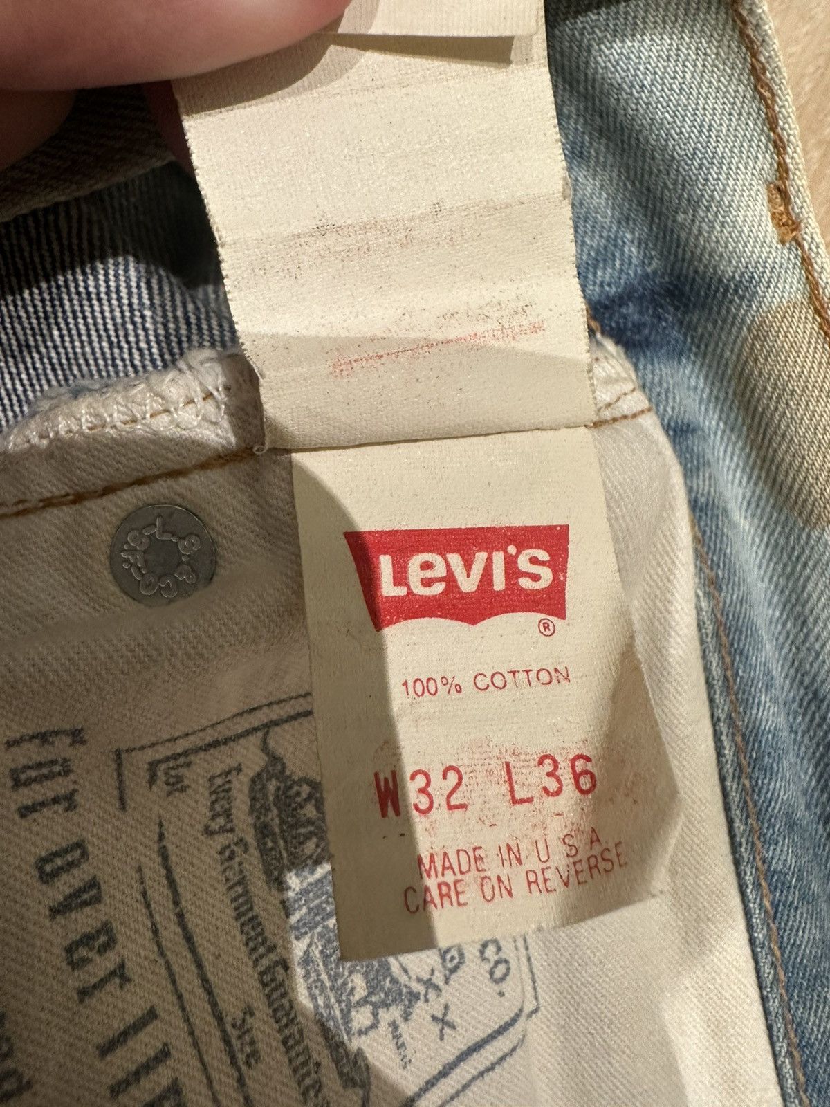 Levi's Vintage Clothing Levi’s 501 555 Redline Size US 32 / EU 48 - 10 Thumbnail