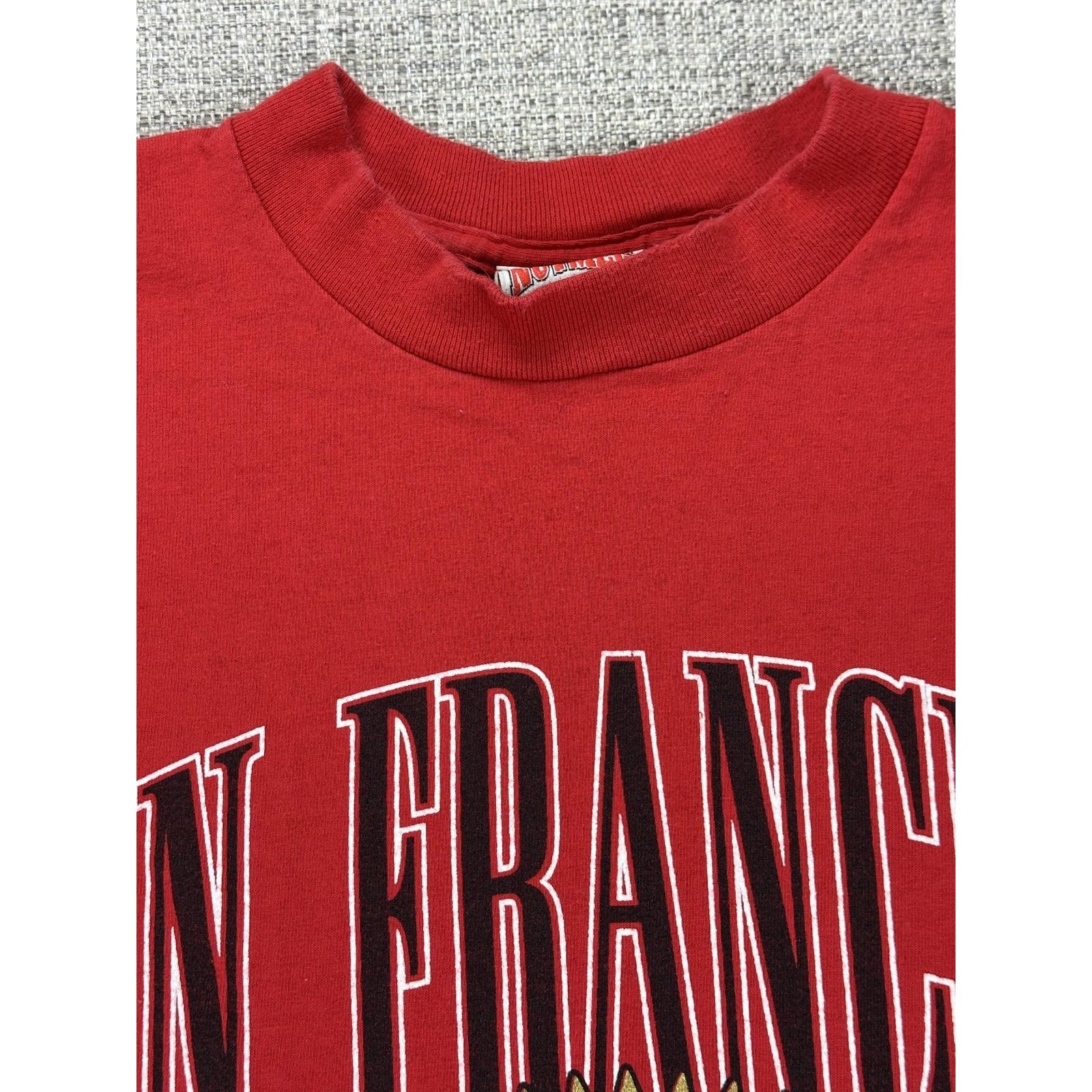Nutmeg Vintage San Francisco 49ers Shirt XL Red Nutmeg Mills USA Size US XL / EU 56 / 4 - 9 Thumbnail
