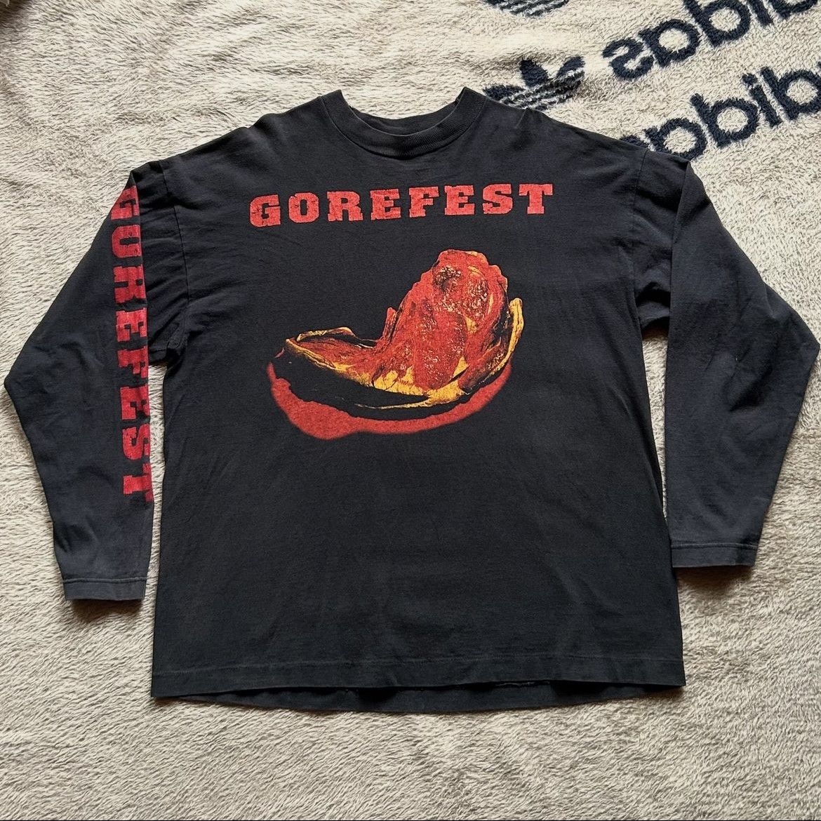 Other Vintage 1995 Gorefest Longsleeve Shirt - Metal Merch Size US XL / EU 56 / 4 - 1 Thumbnail