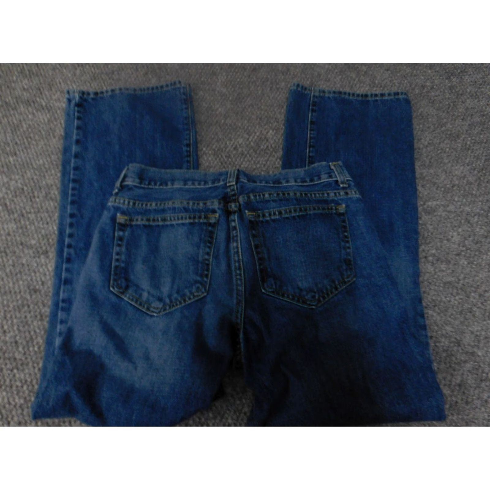 Vintage Urban Pipeline Jeans Women 30 Blue Dark Relaxed Bootcut Denim Zip 28in Distressed Regular Size 30 IN United States Size 30" / US 8 / IT 44 - 3 Thumbnail