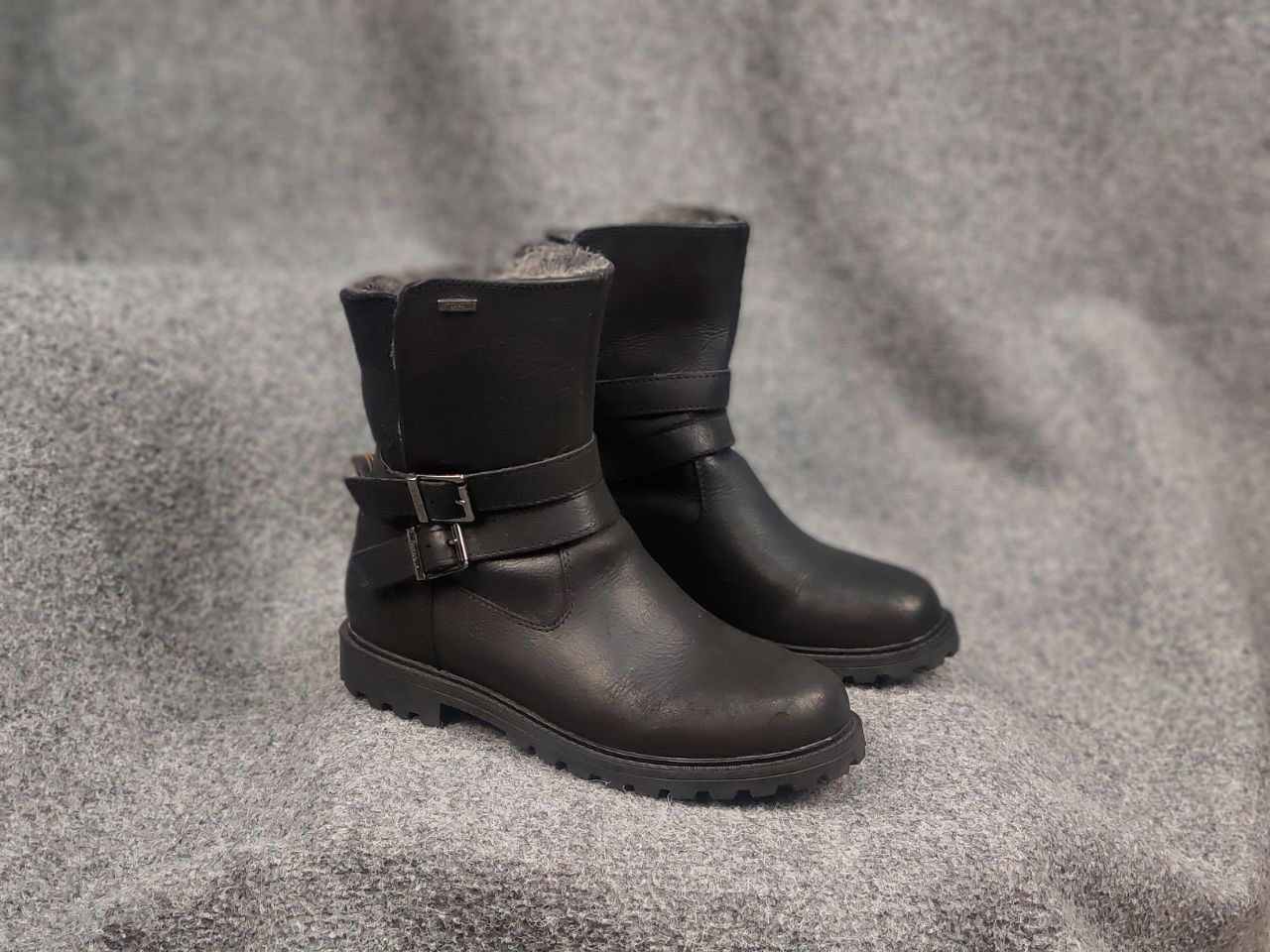 Barbour Barbour Sycamore Leather Waterproof Fur Lined Ankle Boots Size US 7 / IT 37 - 2 Thumbnail