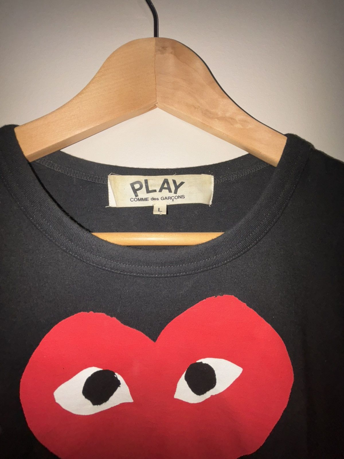 Comme des Garcons CDG Play Logo Tee Size US L / EU 52-54 / 3 - 2 Thumbnail