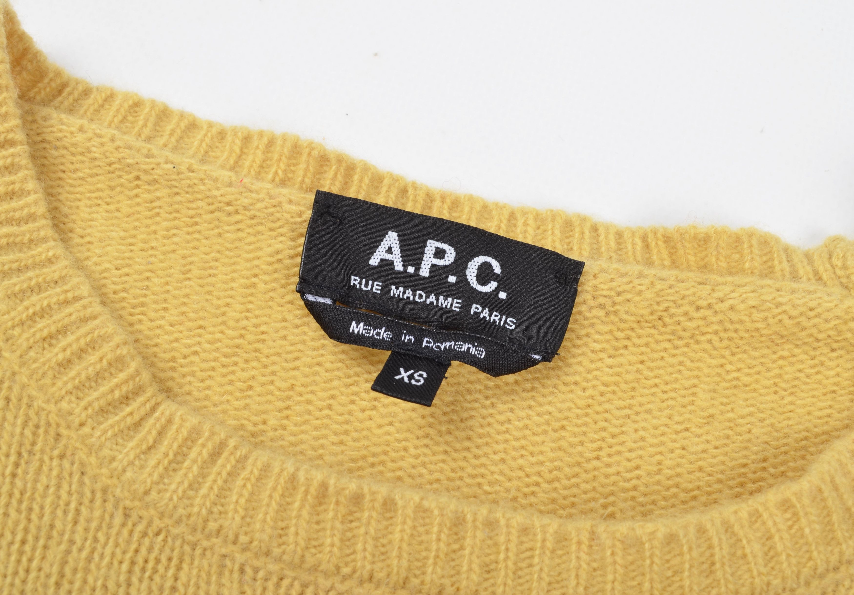 A.P.C. A.P.C. Wool Cashmere Blend Soft Cozy Long Sleeve Sweater Size XS / US 0-2 / IT 36-38 - 6 Thumbnail