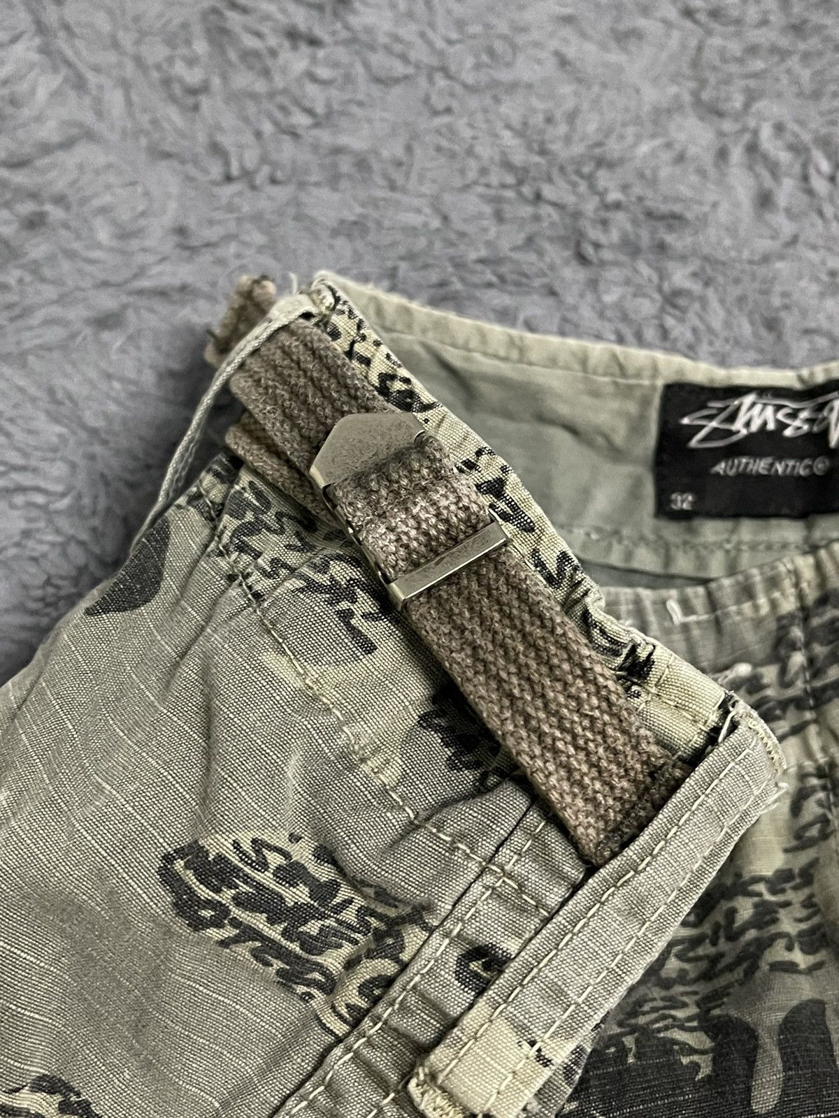 Stussy Vintage Stussy Cargo Half Pants Size US 32 / EU 48 - 5 Thumbnail