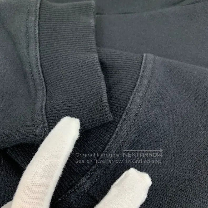 Maison Margiela Maison Margiela Black logo letter embroidery hooded long-s Size US L / EU 52-54 / 3 - 9 Thumbnail