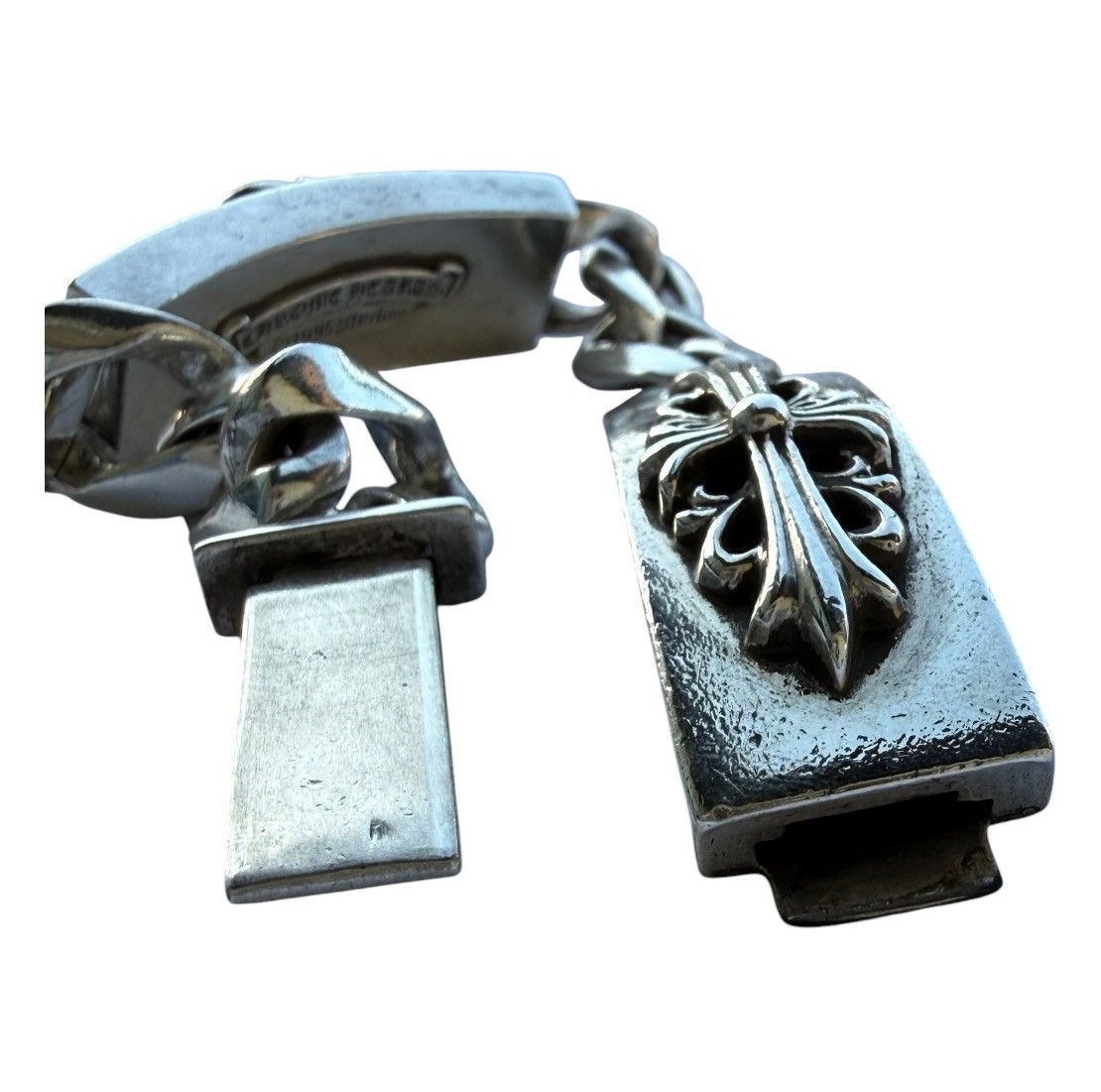Chrome Hearts Chrome Hearts Daggheart & Floral ID Bracelet Size ONE SIZE - 19 Thumbnail