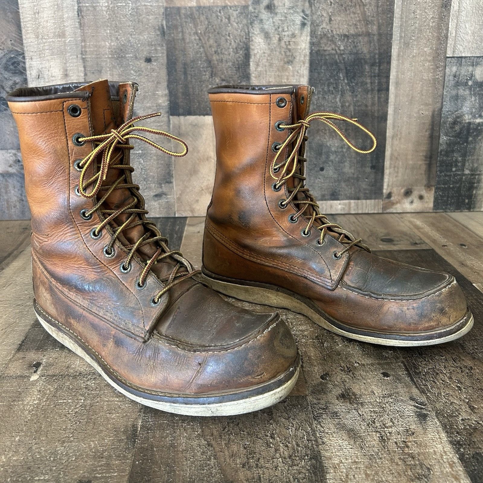 Red Wing Red Wing 10877 Moc Toe Work Boots Mens 11.5 D Size US 11.5 / EU 44-45 - 2 Thumbnail