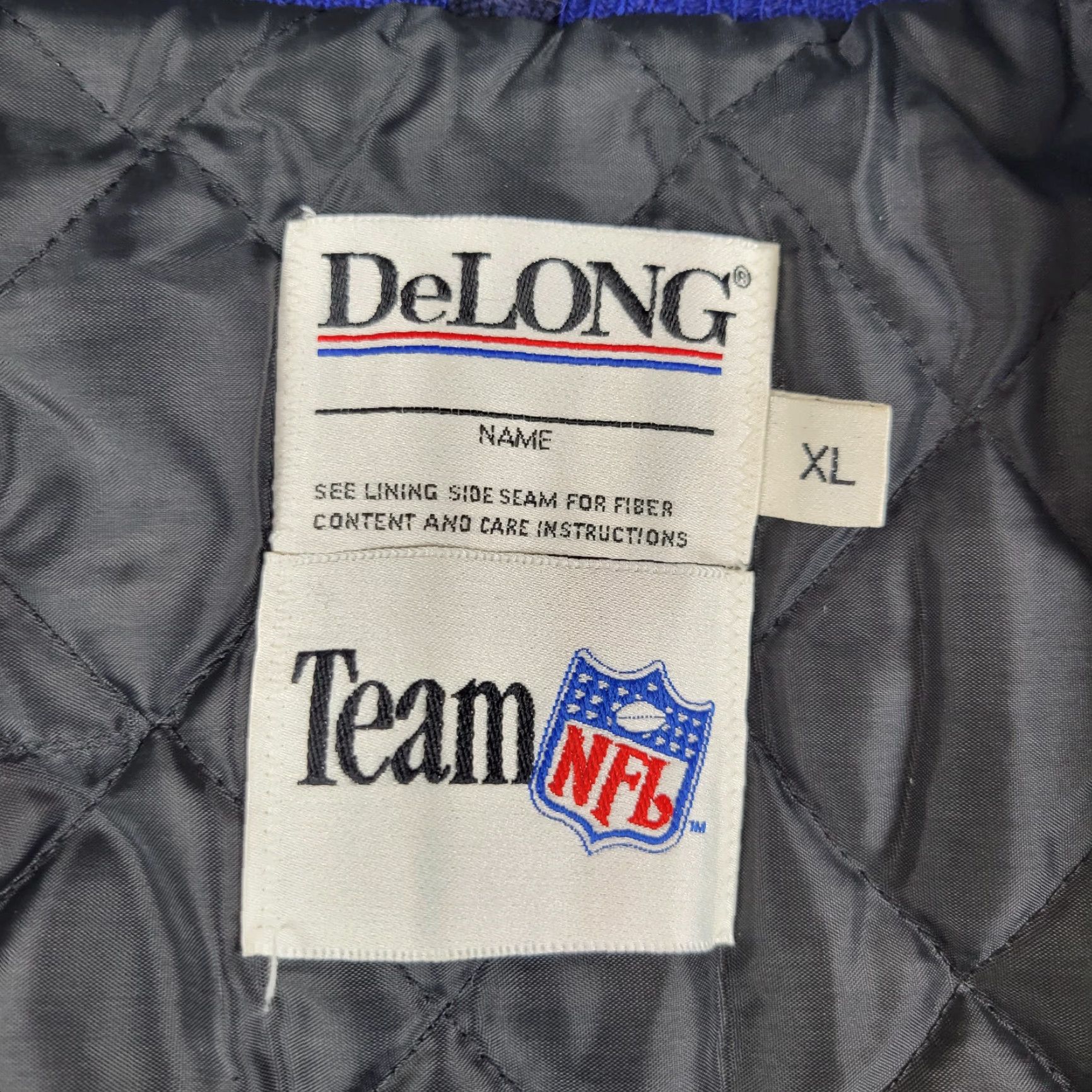 Vintage VINTAGE DeLong Seattle Seahawks Wool Varsity Jacket Mens XL Blue Green Snap USA 70s Size US XL / EU 56 / 4 - 7 Thumbnail