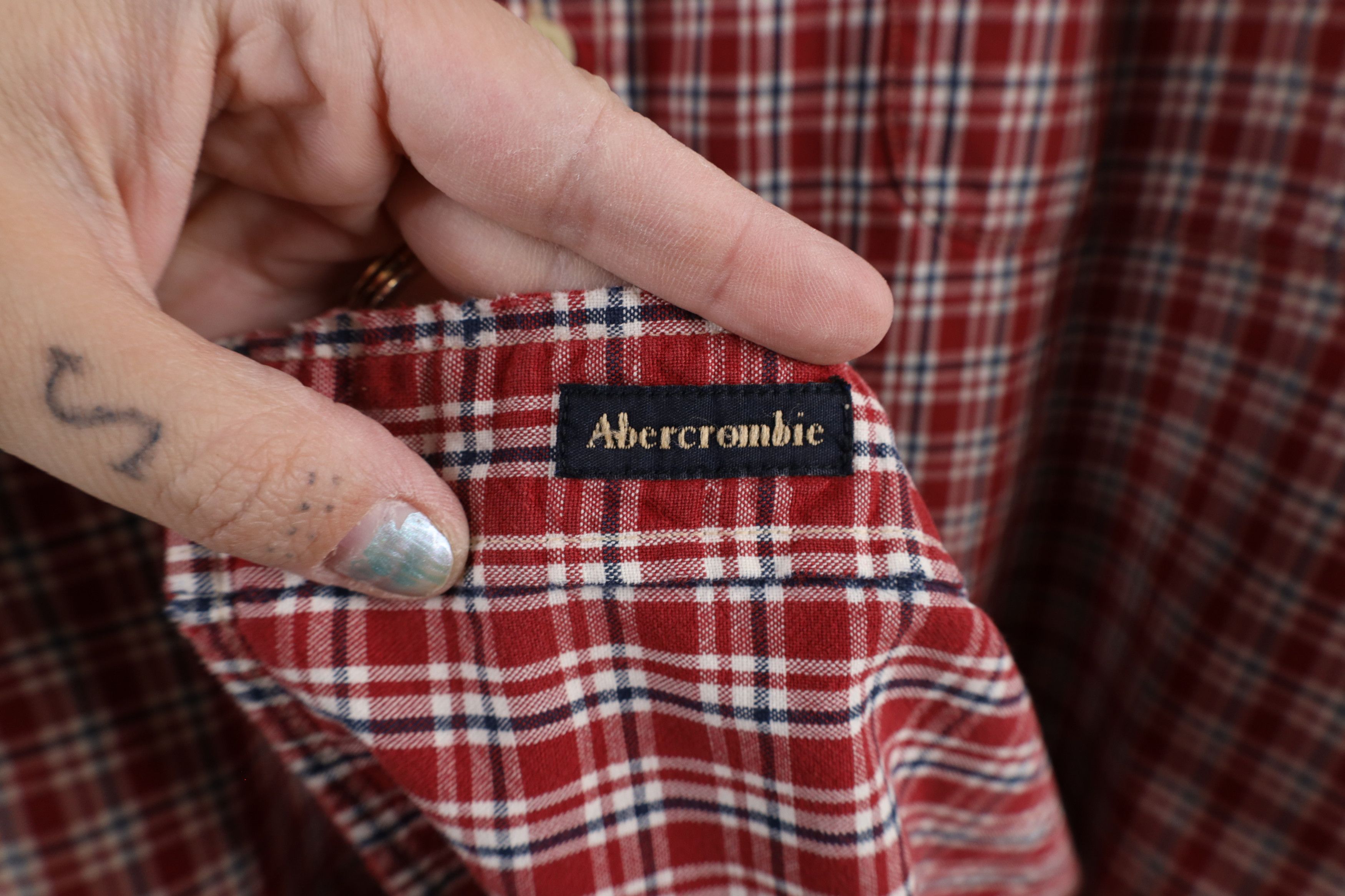 Abercrombie & Fitch × Vintage Vintage Abercrombie & Fitch Short Sleeve Button Down Shirt Size US XL / EU 56 / 4 - 4 Thumbnail