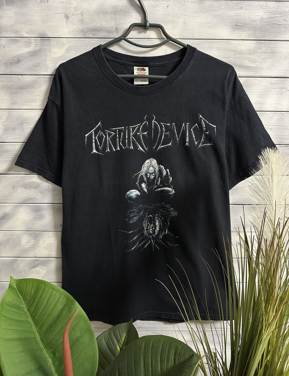Vintage Rare Vintage T-Shirt Torture Device Religion Style. Size US L / EU 52-54 / 3 - 1 Thumbnail