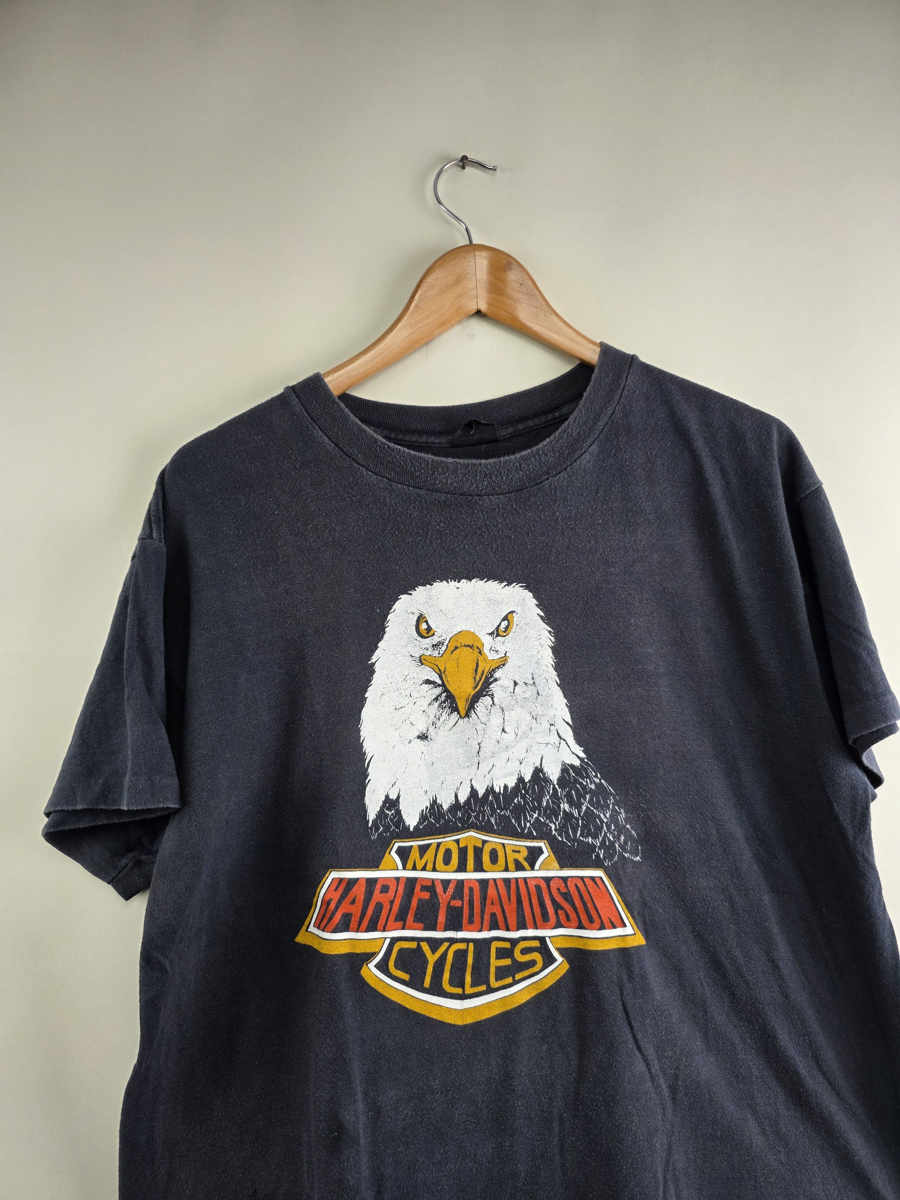 Harley Davidson Early 80s Harley Davidson 3D Emblem XL 22" 26" Size US XL / EU 56 / 4 - 2 Thumbnail
