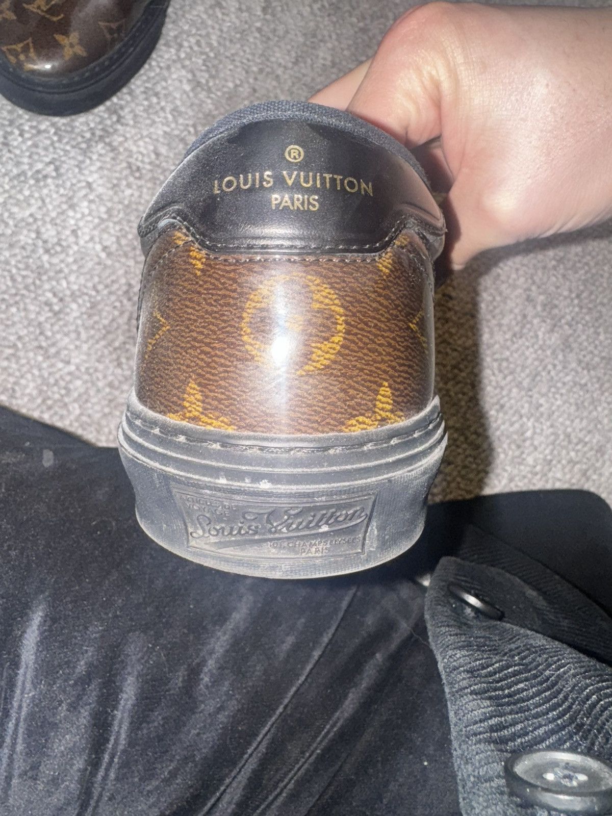 Louis Vuitton Trocadero patent leather low trainers 9.5 Size US 9.5 / EU 42-43 - 3 Thumbnail