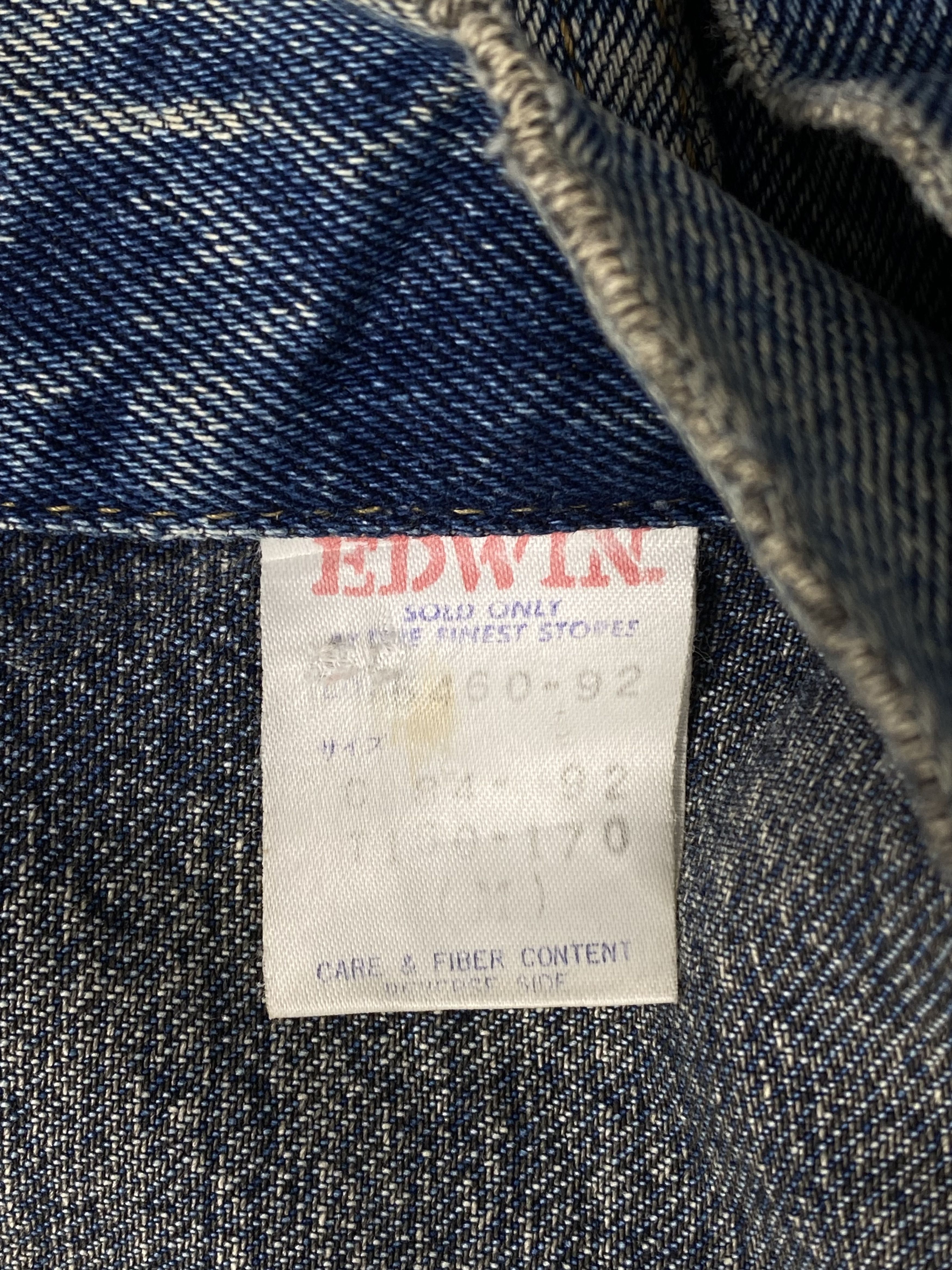 Edwin Vintage Edwin Button Up Denim Jacket Size US M / EU 48-50 / 2 - 12 Thumbnail