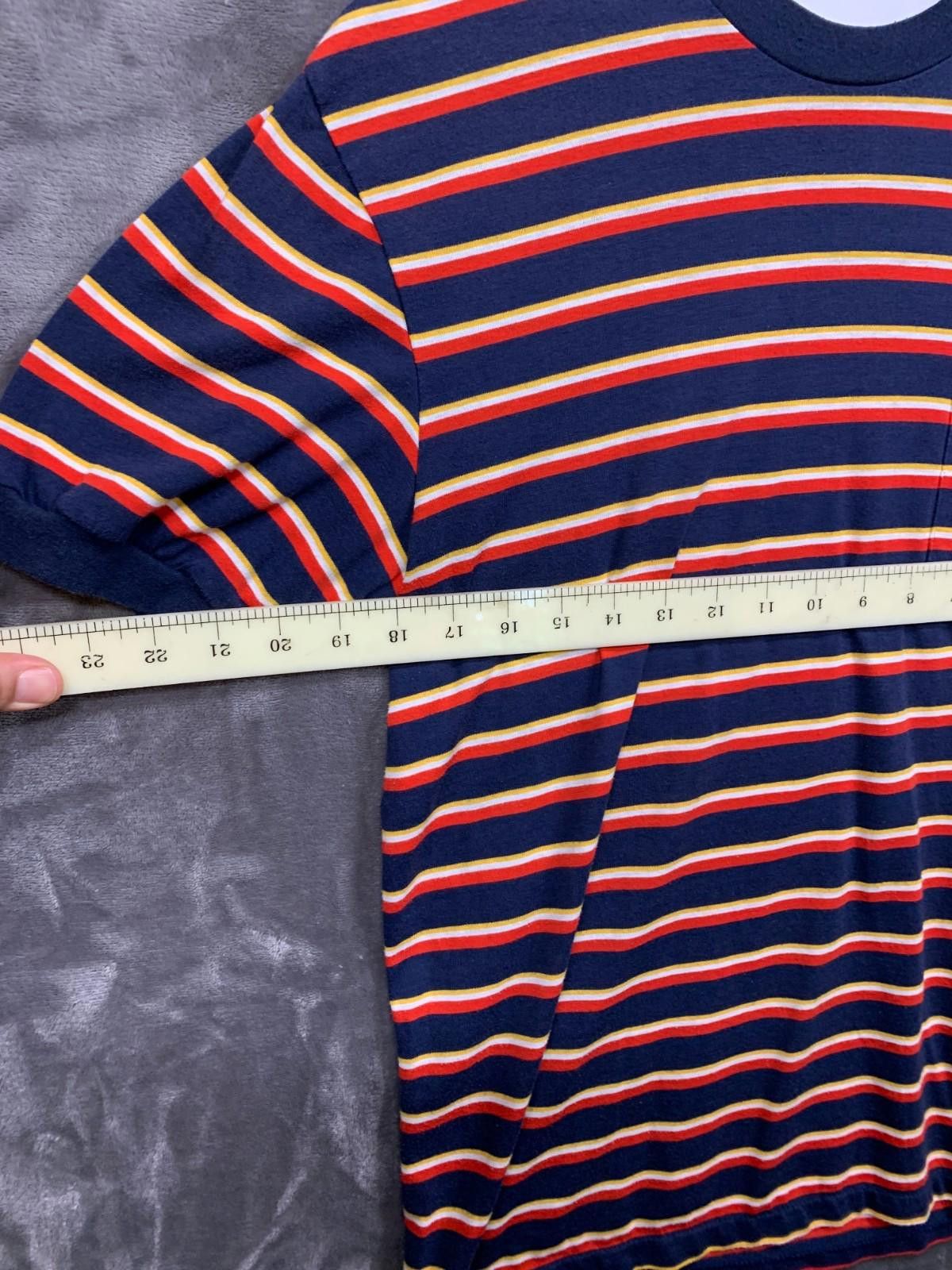 Designer Vintage, 80s, Eaton Hill Sport Striped Short Sleeve Ts (100) Size US XL / EU 56 / 4 - 3 Thumbnail