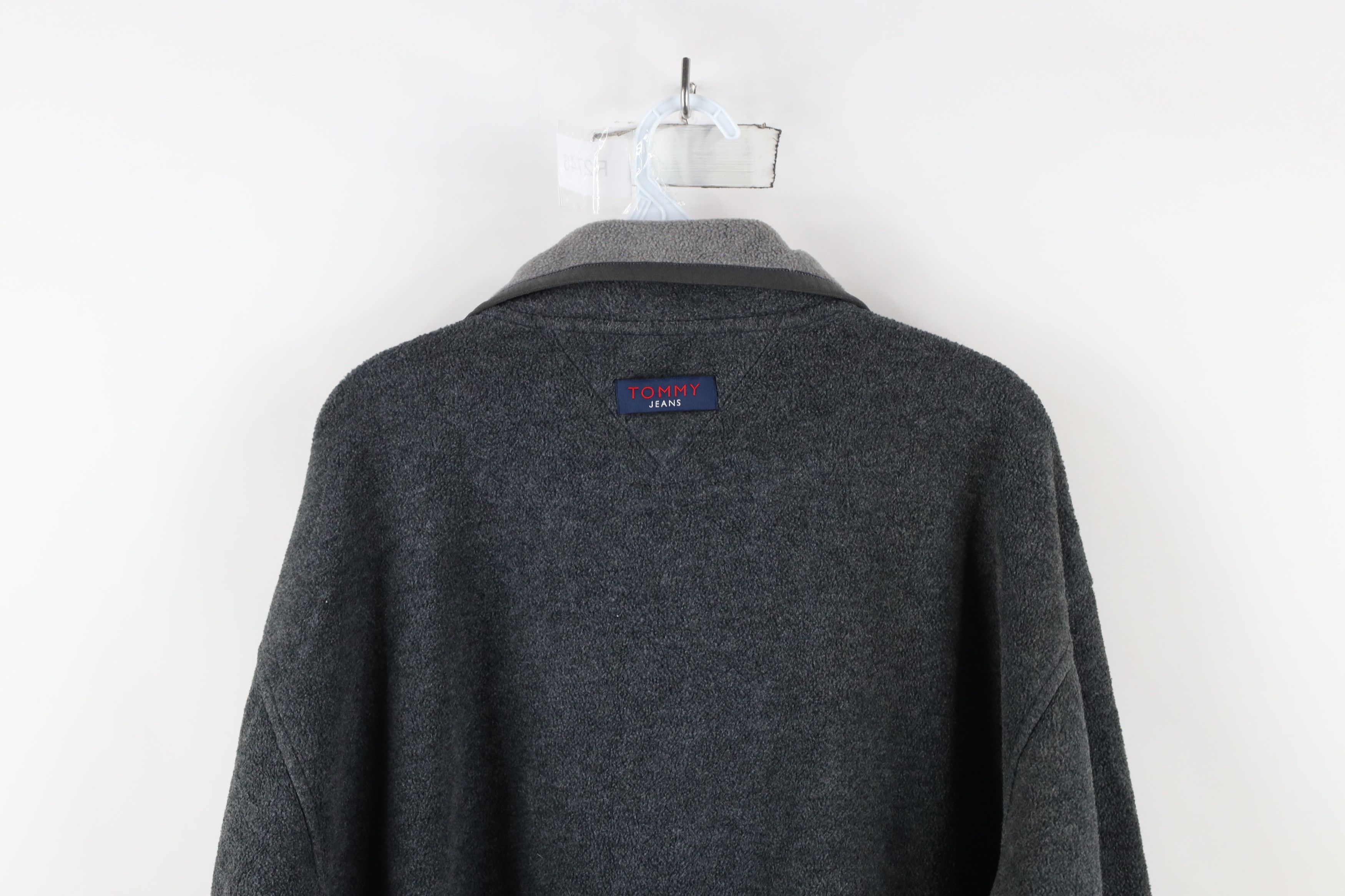 Tommy Hilfiger × Vintage Vintage 90s Tommy Hilfiger Block Half Zip Fleece Sweater Size US XXL / EU 58 / 5 - 11 Thumbnail