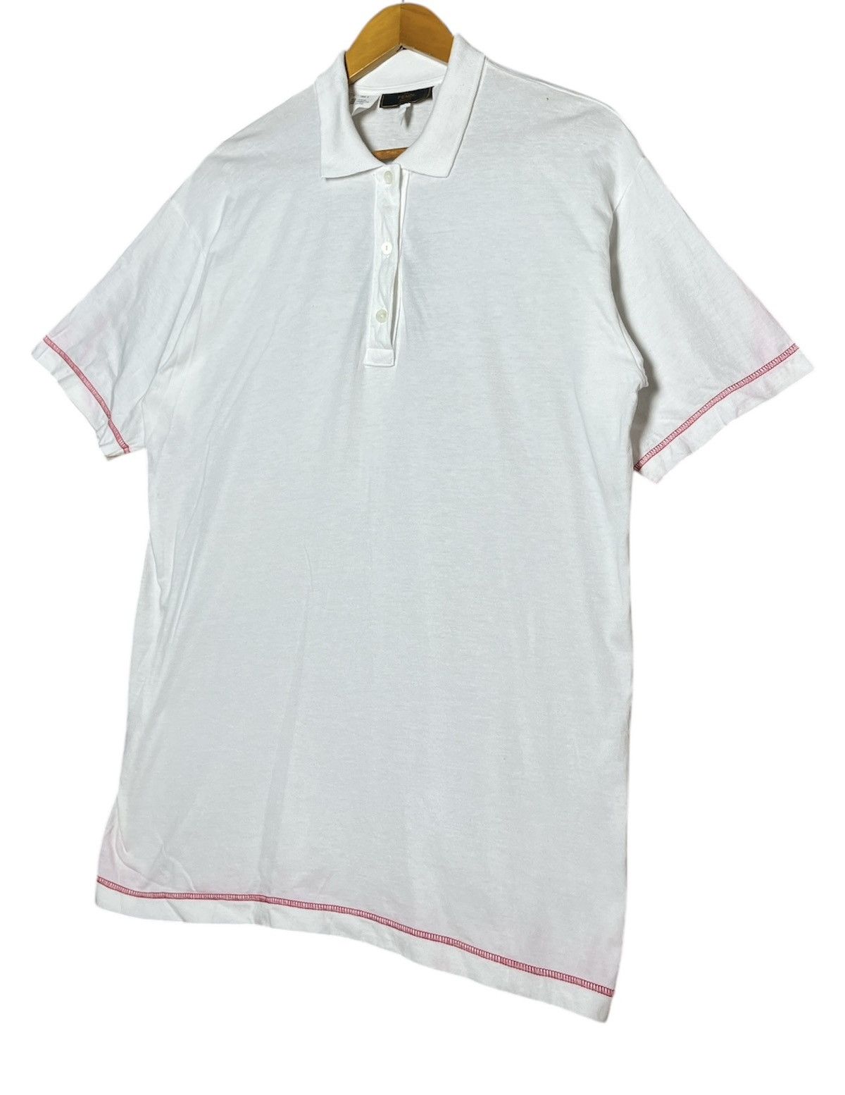 Fendi Vintage Fendi Polo Shirt Embroidery Logo Size US M / EU 48-50 / 2 - 2 Thumbnail