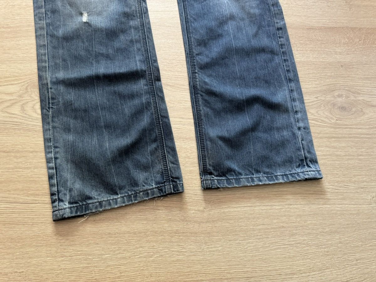 Vintage Vintage 00’s Fishbone y2k Blue Denim Distressed Baggy Pants Size US 36 / EU 52 - 4 Thumbnail
