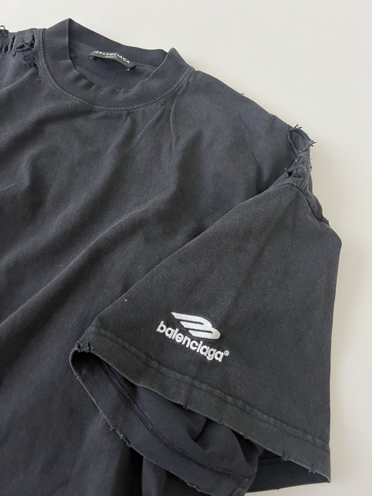 Balenciaga Balenciaga 3B Sports Icon Repaired T-Shirt Vintage Jersey Size US M / EU 48-50 / 2 - 4 Thumbnail