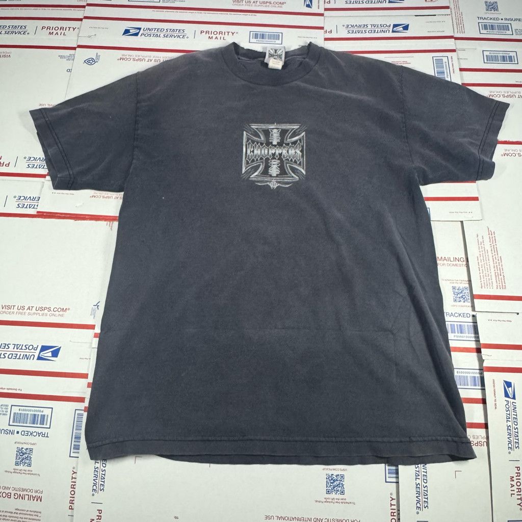 Harley Davidson Black Faded West Coast Choppers T-Shirt Vintage Size LARGE Size US L / EU 52-54 / 3 - 3 Thumbnail
