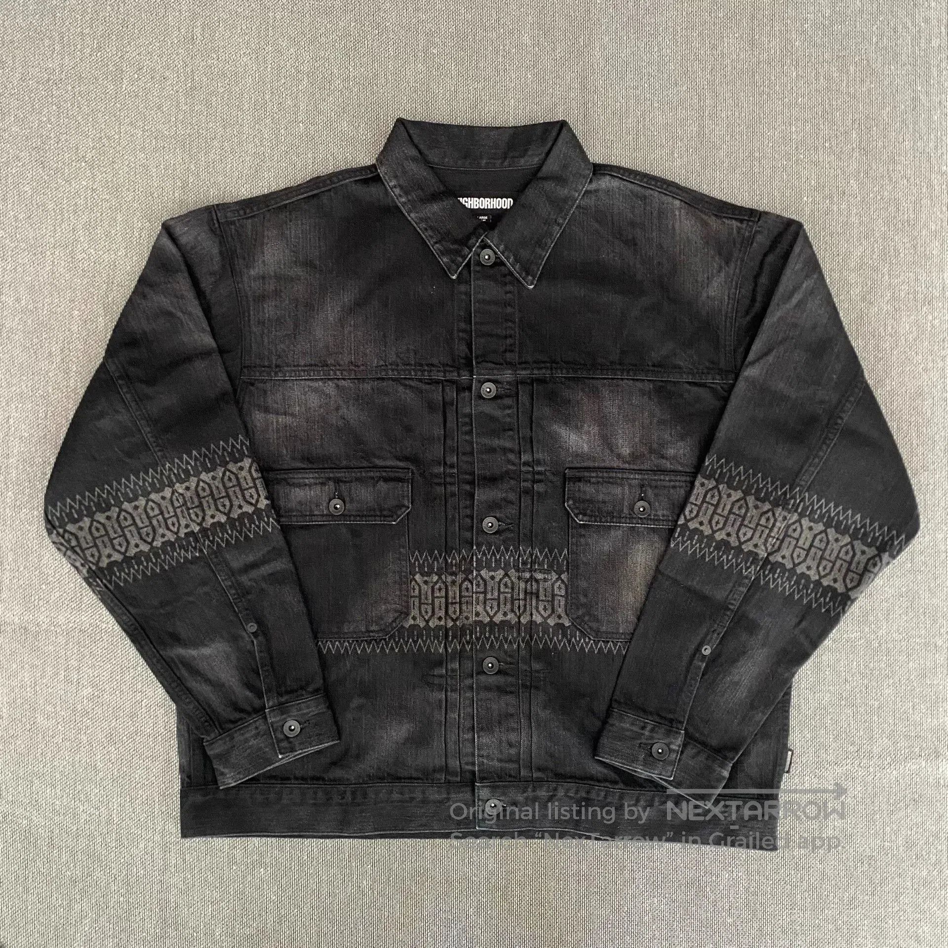 Neighborhood Neighborhood 23ss Black Icon Denim Jacket. Size US XL / EU 56 / 4 - 1 Thumbnail