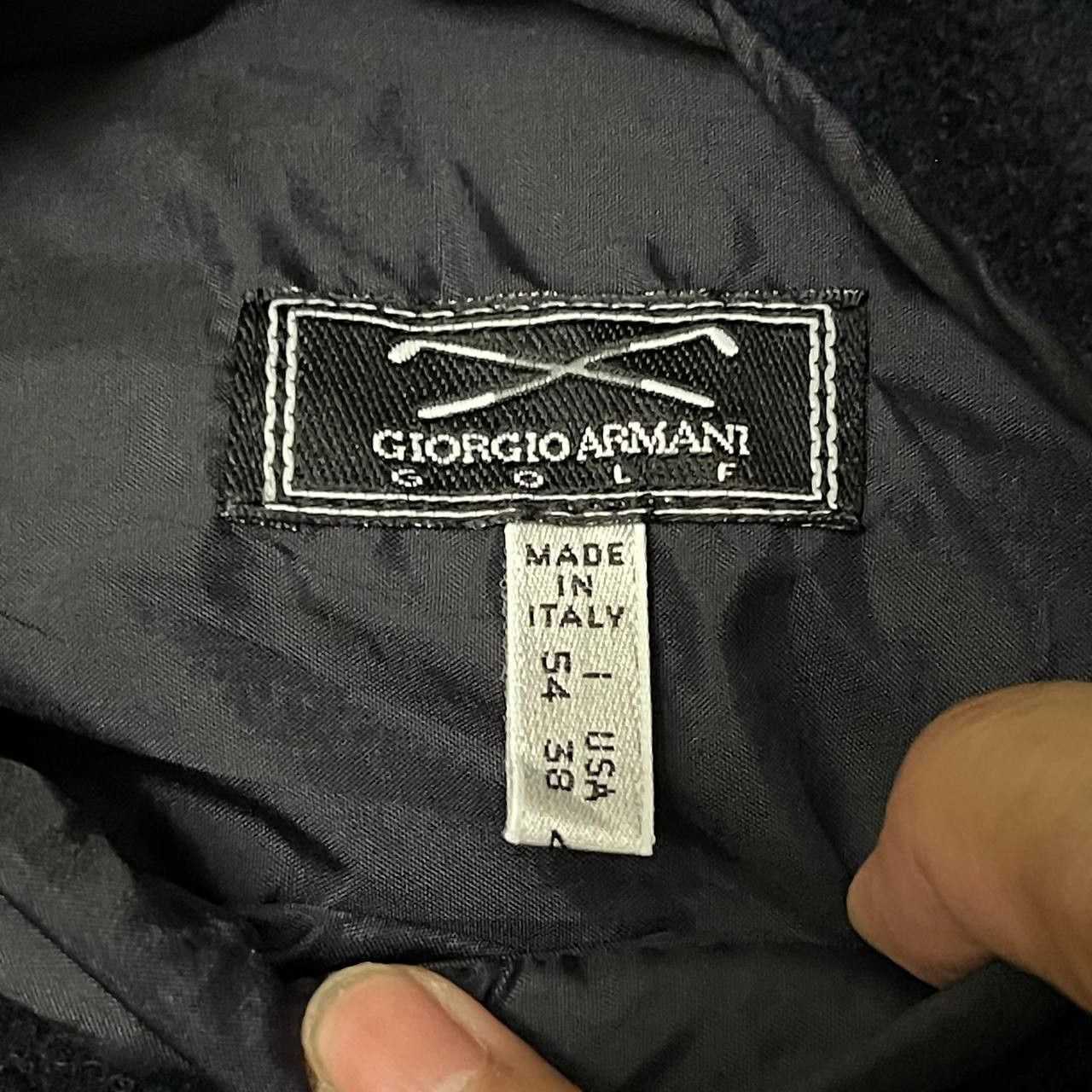 Giorgio Armani Vintage Giorgio Armani Golf Reversible Jacket Size US L / EU 52-54 / 3 - 14 Thumbnail