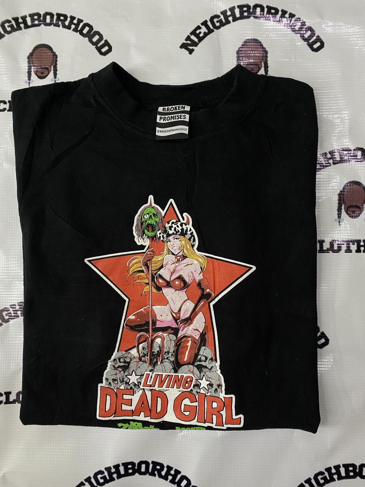 Broken Promises Co. ROB ZOMBIE x BROKEN PROMISES TEE. Size US XL / EU 56 / 4 - 1 Thumbnail
