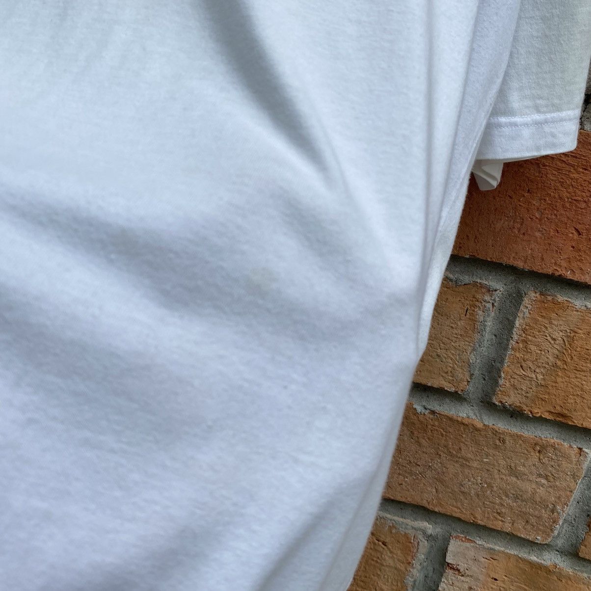 DKNY DKNY White Crewneck Tee with Grey Logo Size US L / EU 52-54 / 3 - 4 Thumbnail