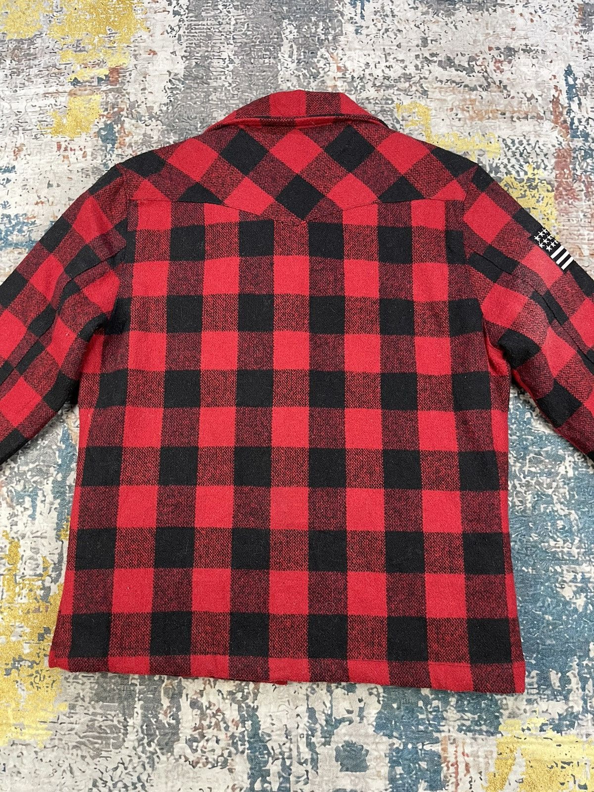 Japanese Brand SF Sanford Guaranteed Red Checkered Plaid Jacket Size US S / EU 44-46 / 1 - 6 Thumbnail
