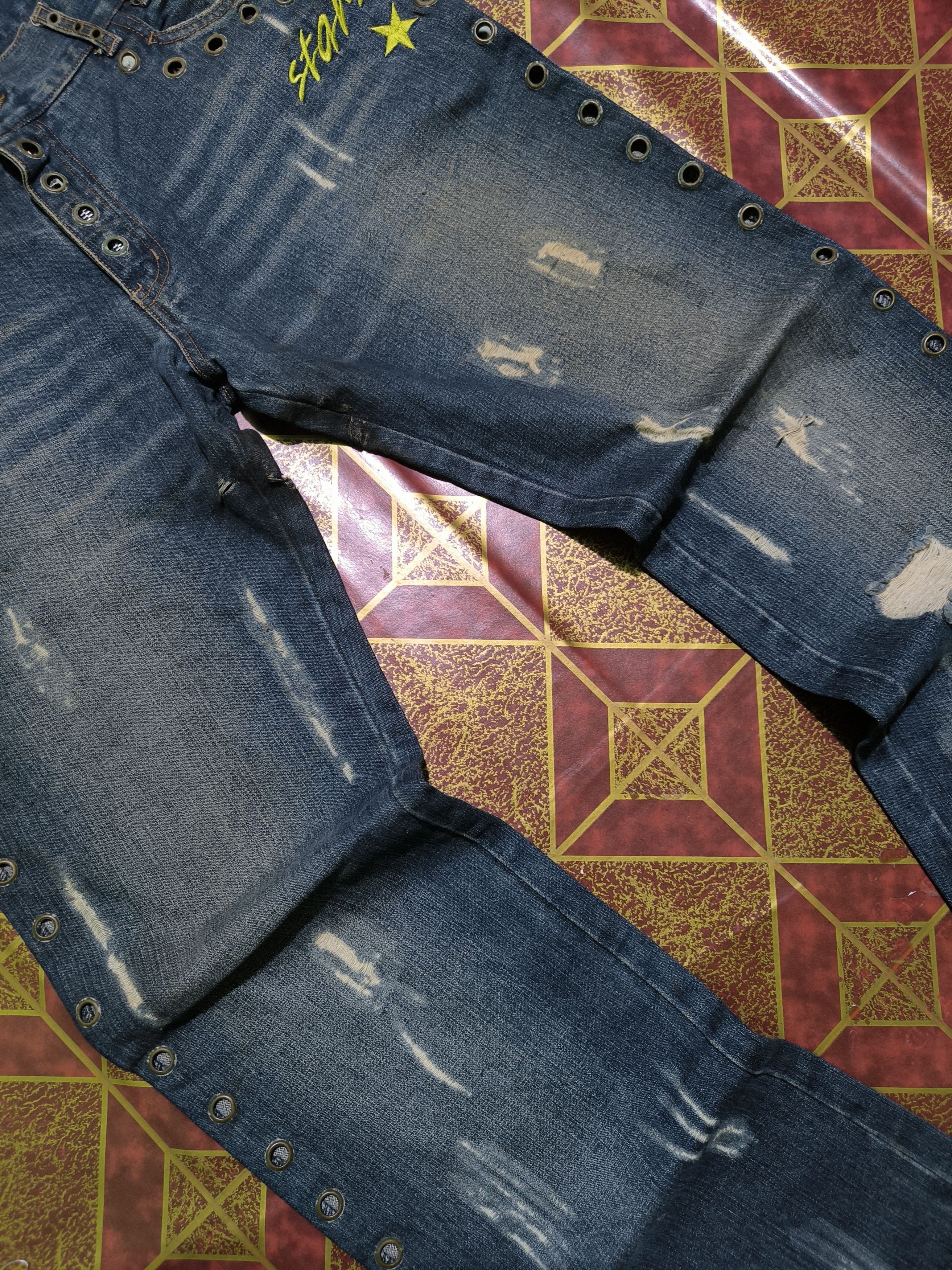 Dolce & Gabbana Dolce & Gabbana Eyelet Distressed Denim Size US 38 / EU 54 - 4 Thumbnail
