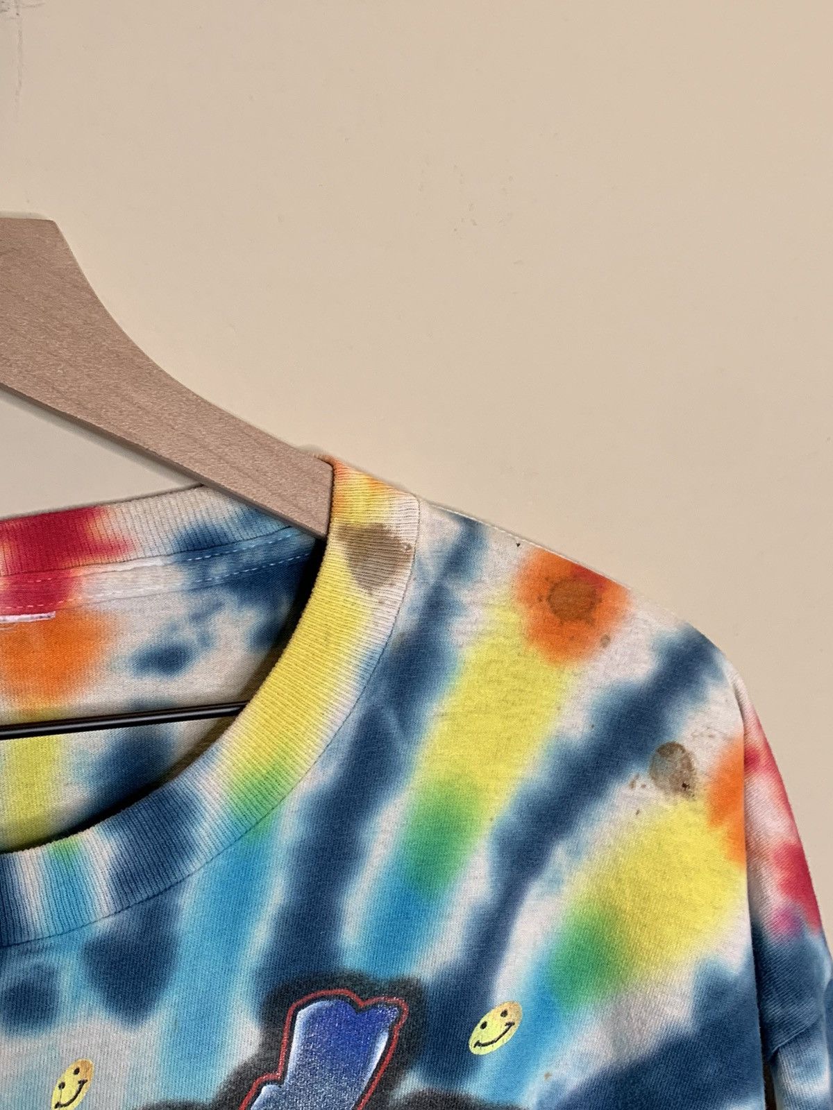 Vintage × WWE × WWF RARE Vintage 1997 Dude Love Mick Foley WWF WWE Tie Dye Shirt Size US XL / EU 56 / 4 - 8 Thumbnail