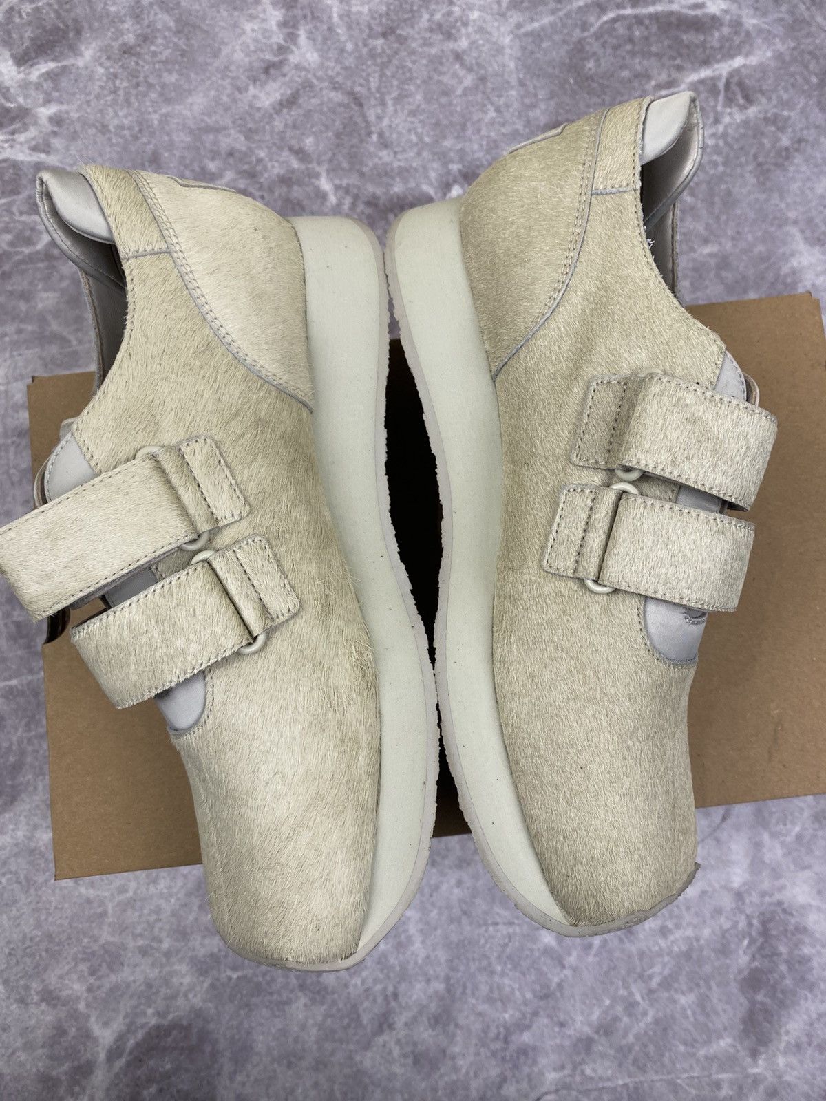 Eckhaus Latta Ugg X Eghaus Latta Square Toe Leather Low Top Sneakers 38 Size US 8 / IT 38 - 3 Thumbnail