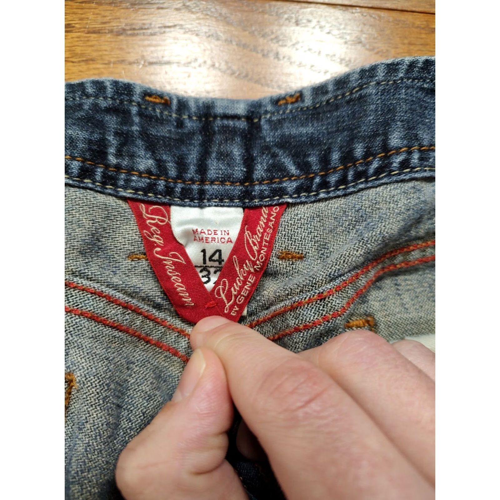 Lucky Brand VINTAGE Lucky Brand Jeans Womens Bootcut 5-Pocket Denim USA Blue 30 Inseam 14 X 30 Inseam? Size 36" / US 14 / IT 50 - 6 Thumbnail