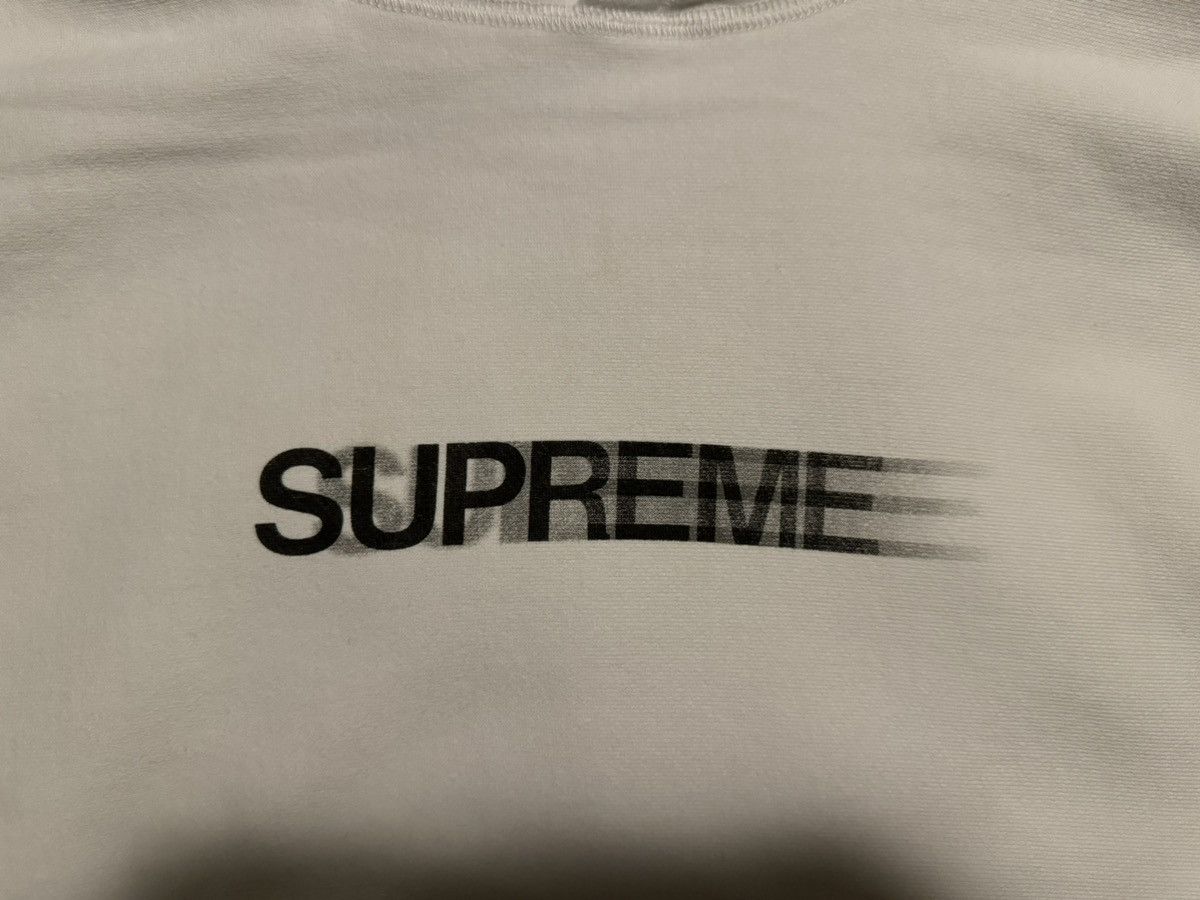 Supreme Supreme SS23 Motion Logo Hoodie White Size Medium Size US M / EU 48-50 / 2 - 3 Thumbnail