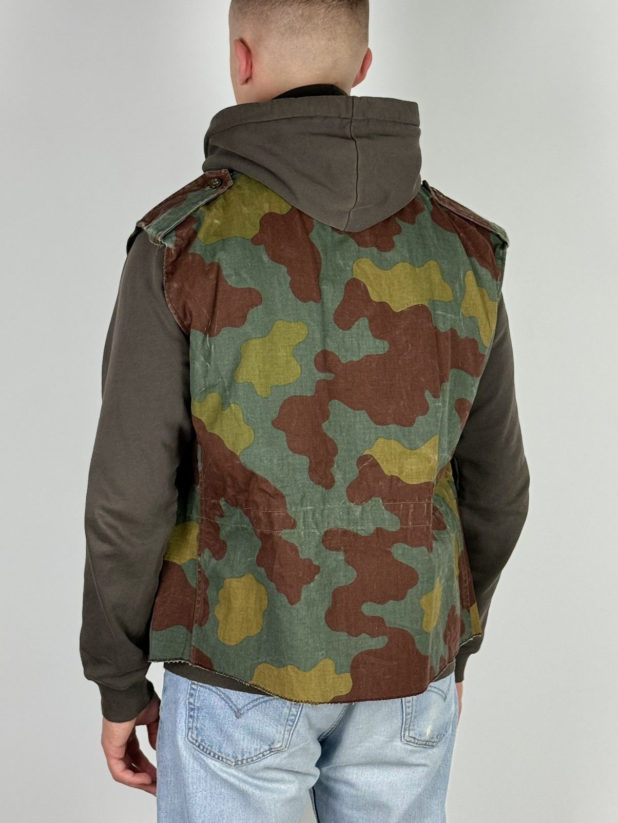 Vintage 1996 Vintage Italian Army San Marco Camouflage Cut Off Vest Size US M / EU 48-50 / 2 - 3 Thumbnail