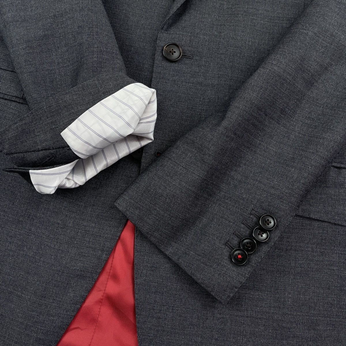 Suitsupply Suitsupply Sienna Gray Suit Jacket Size 38R - 6 Thumbnail