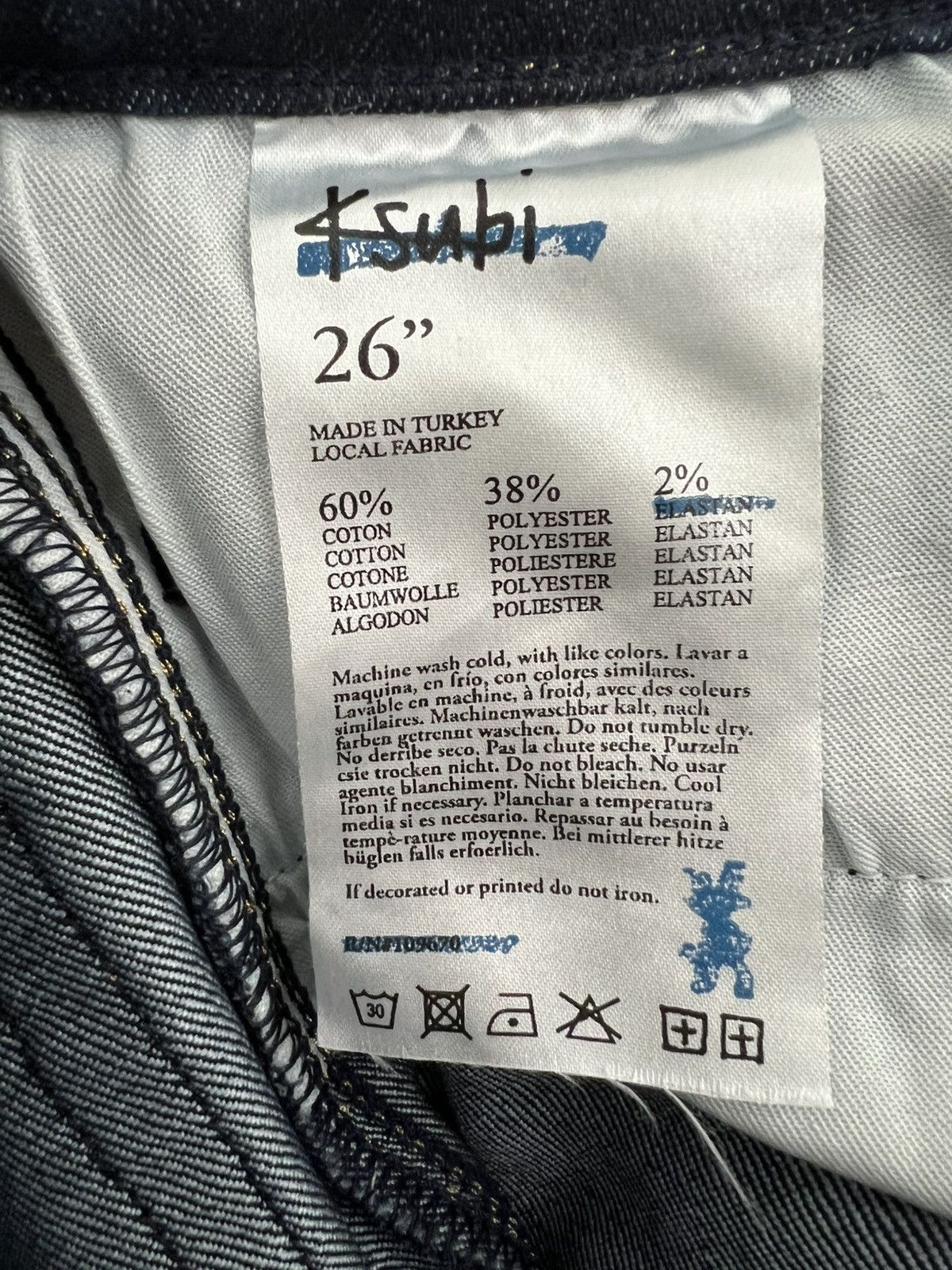 Ksubi Ksubi Super Skinny Zip Jeans Size 26" / US 2 / IT 38 - 3 Thumbnail