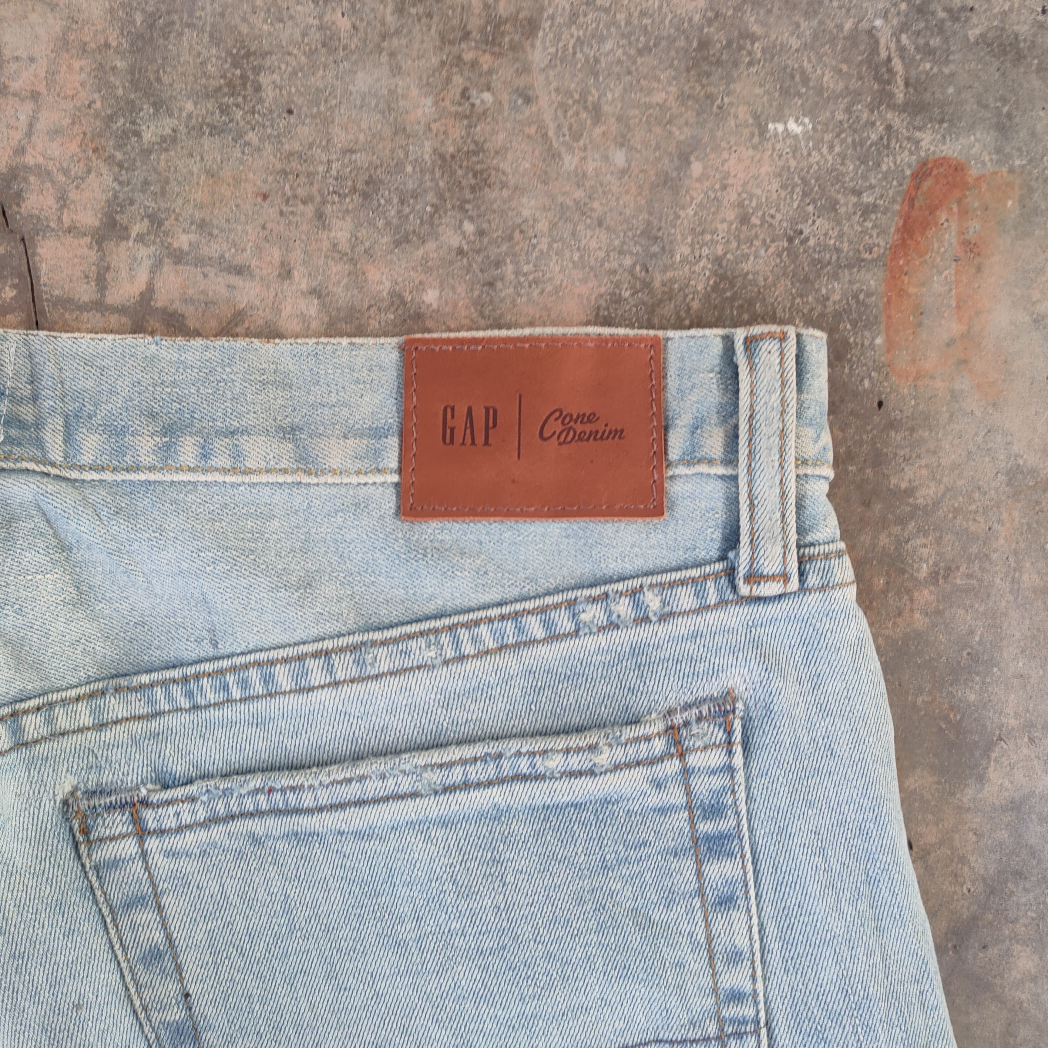 Gap W32 VINTAGE GAP FADED BLUE DISTRESSED JEANS PANTS Size US 32 / EU 48 - 12 Thumbnail