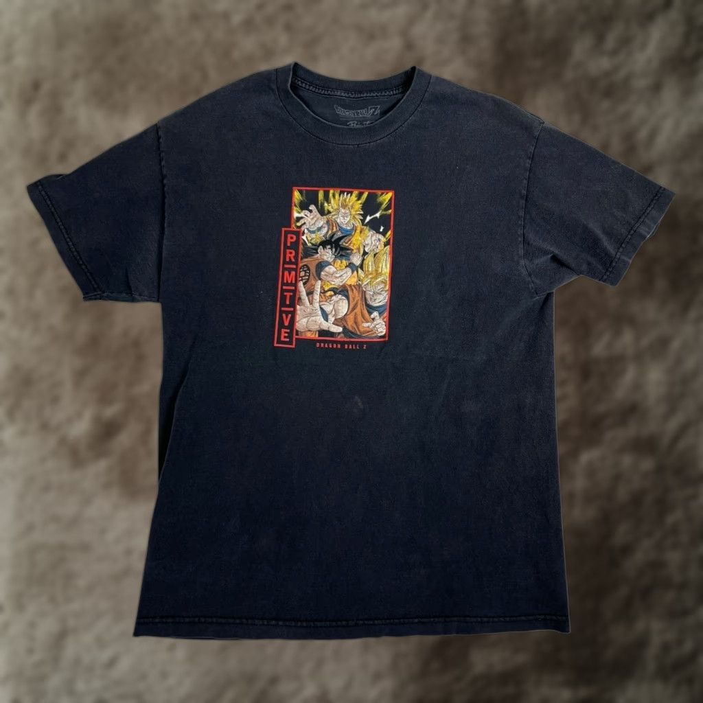 Vintage Dragon Ball Z x Primitive T-Shirt Size Large Double Sided