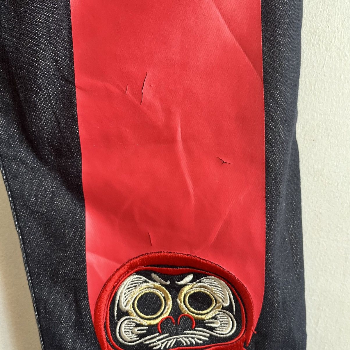 Evisu EVISU SKULL DAICOCK INDIGO SELVEDGE PANTS Size US 32 / EU 48 - 13 Thumbnail