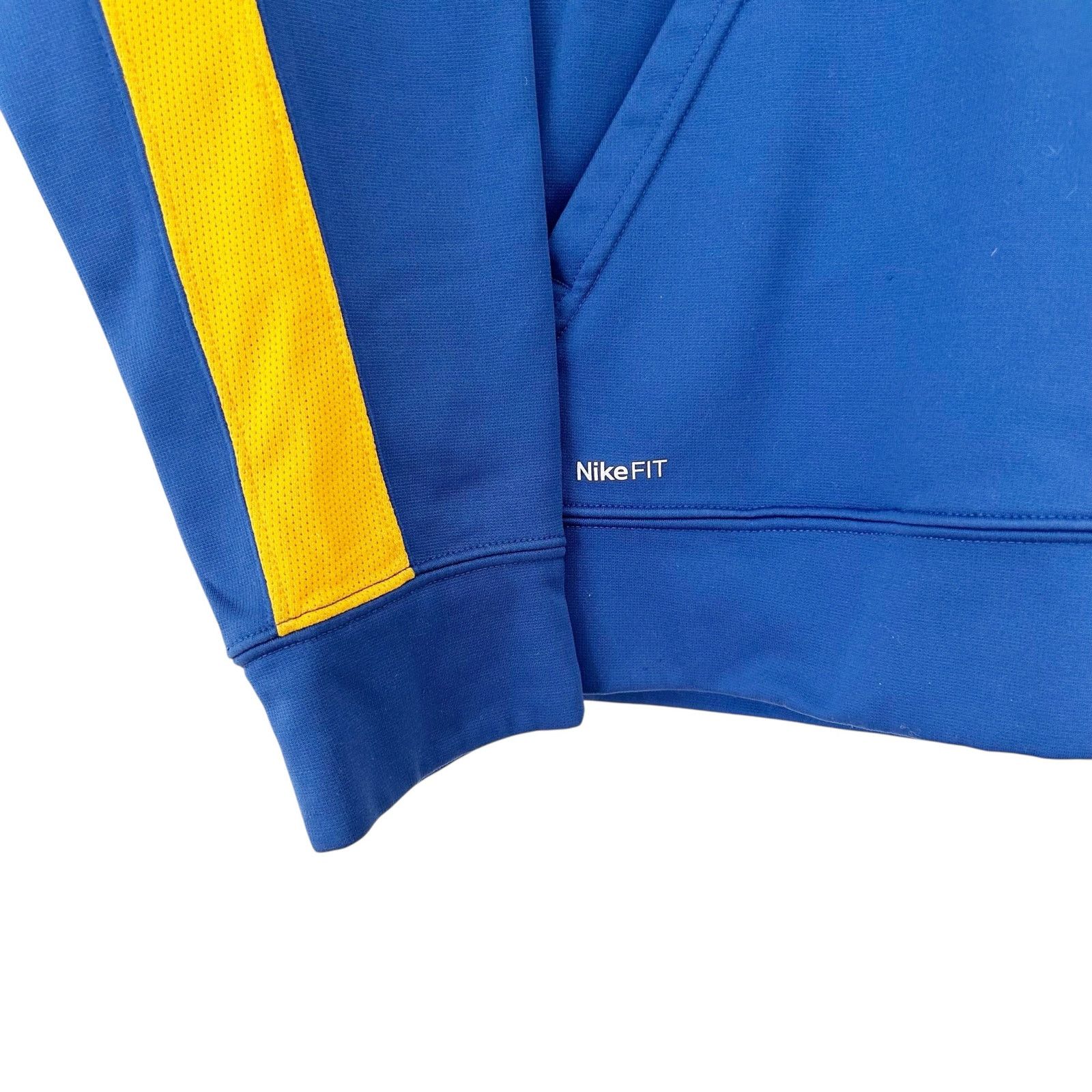 Nike Nike Fit Therma Blue Yellow Hoodie Sz S Size US S / EU 44-46 / 1 - 2 Thumbnail