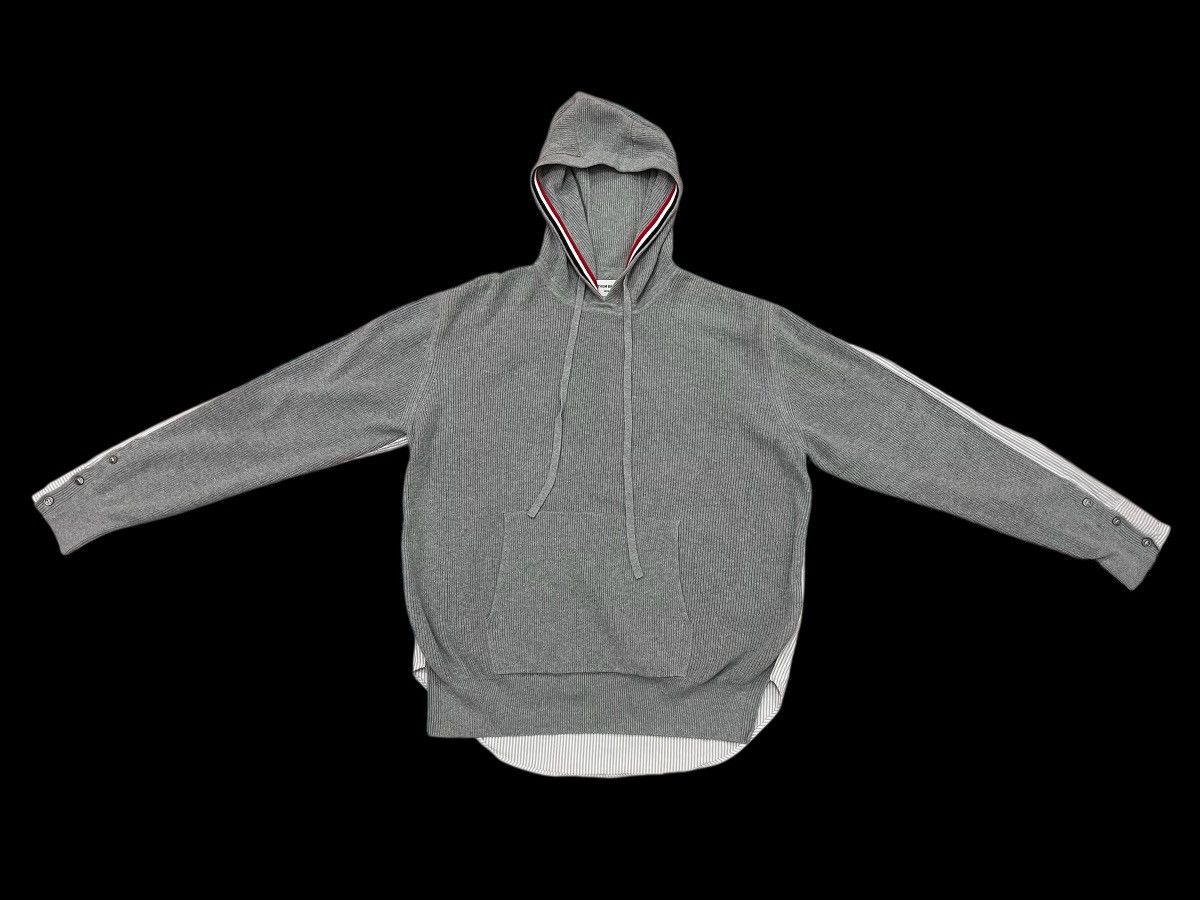 Thom Browne Thom Browne Grey Hoodie (Size 2) Size US M / EU 48-50 / 2 - 2 Thumbnail